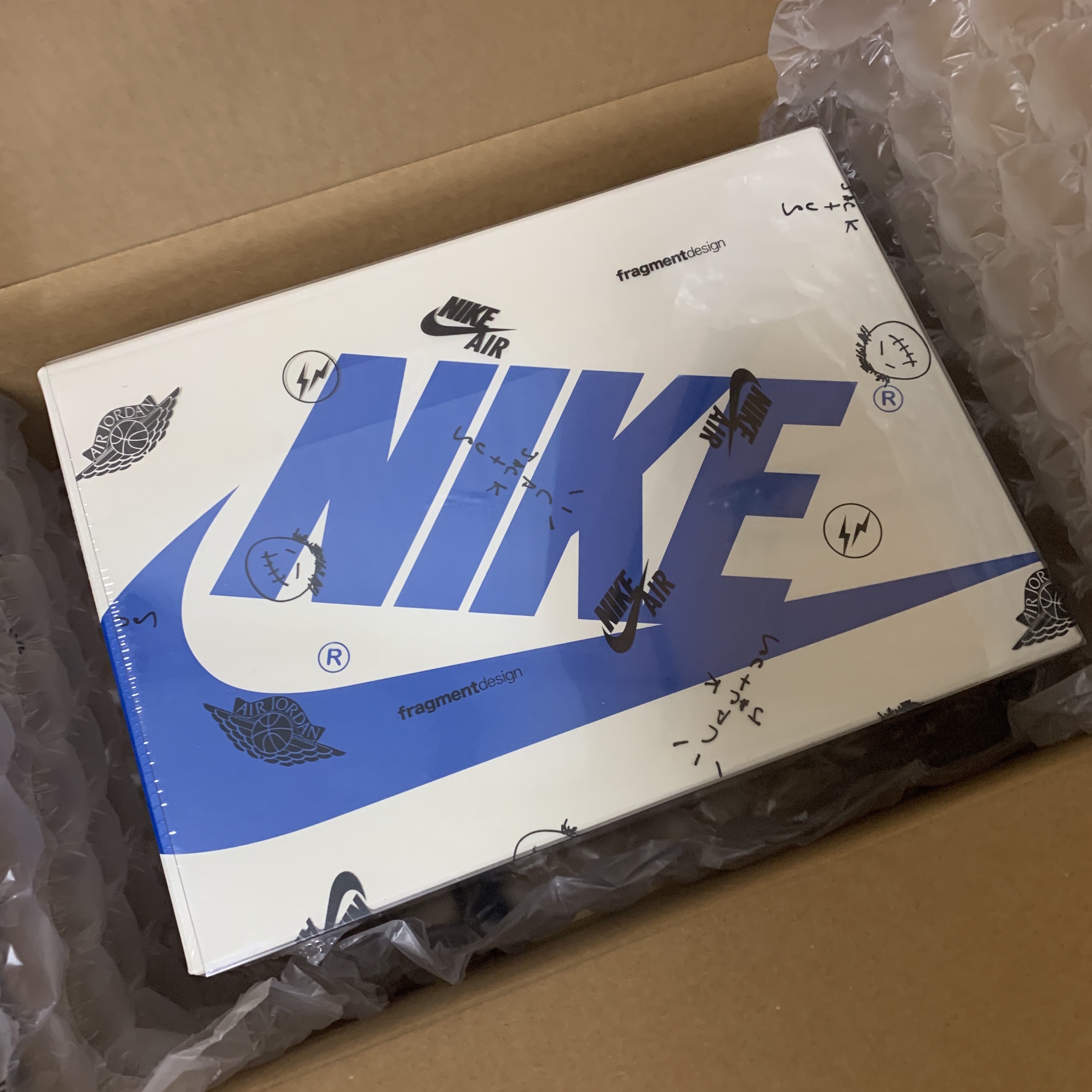 Jordan 1 x Travis Scott x Fragment Retro Low OG SP Military Blue 착용 스타일 - 4