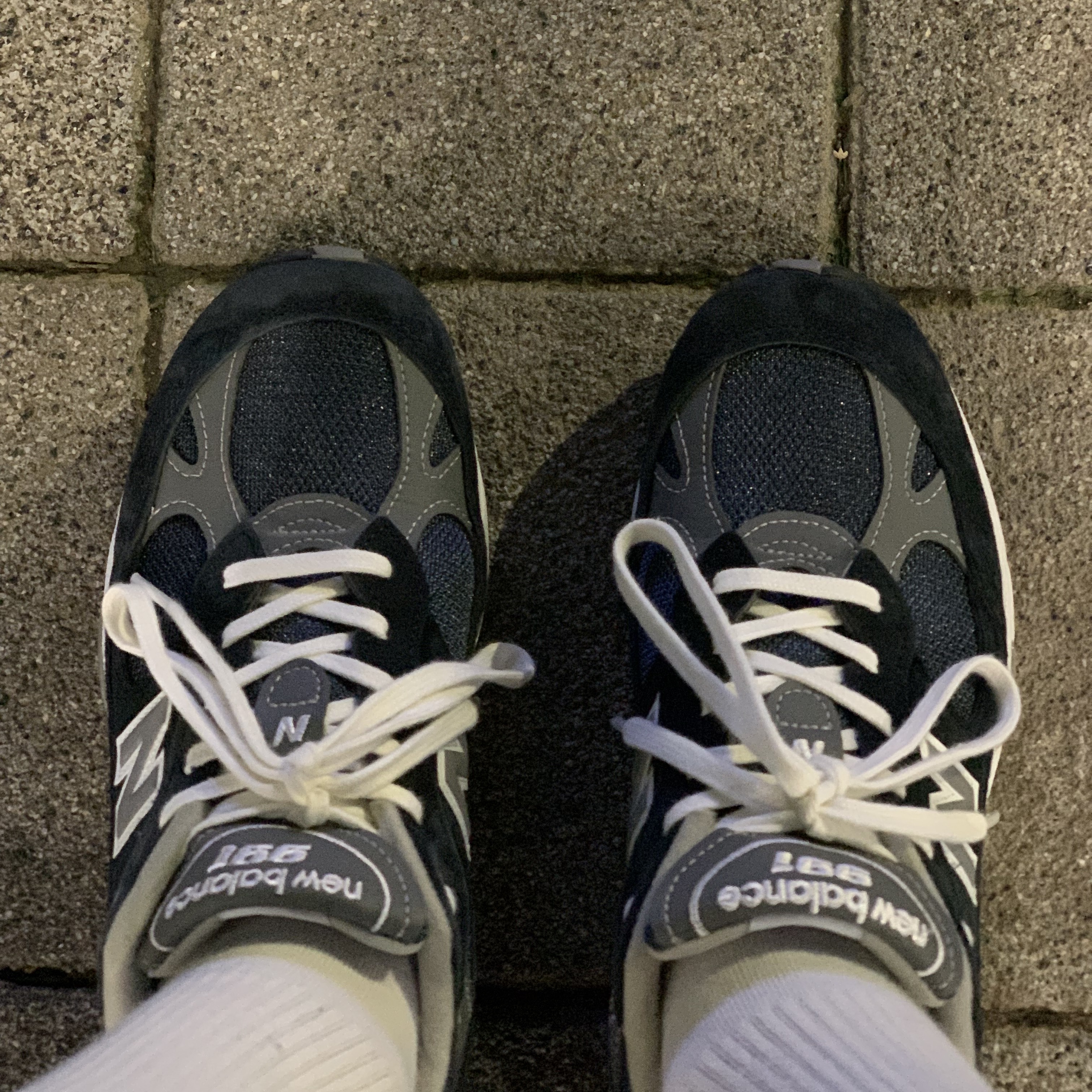 New Balance 991 Made in UK Navy 착용 스타일