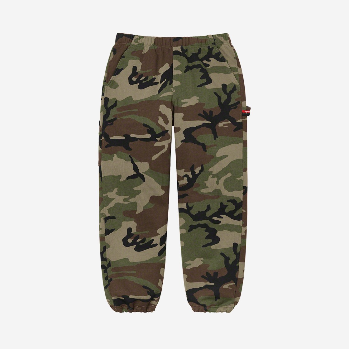 Supreme Utility Pocket Sweatpants Woodland Camo - 21SS 상세 이미지 1