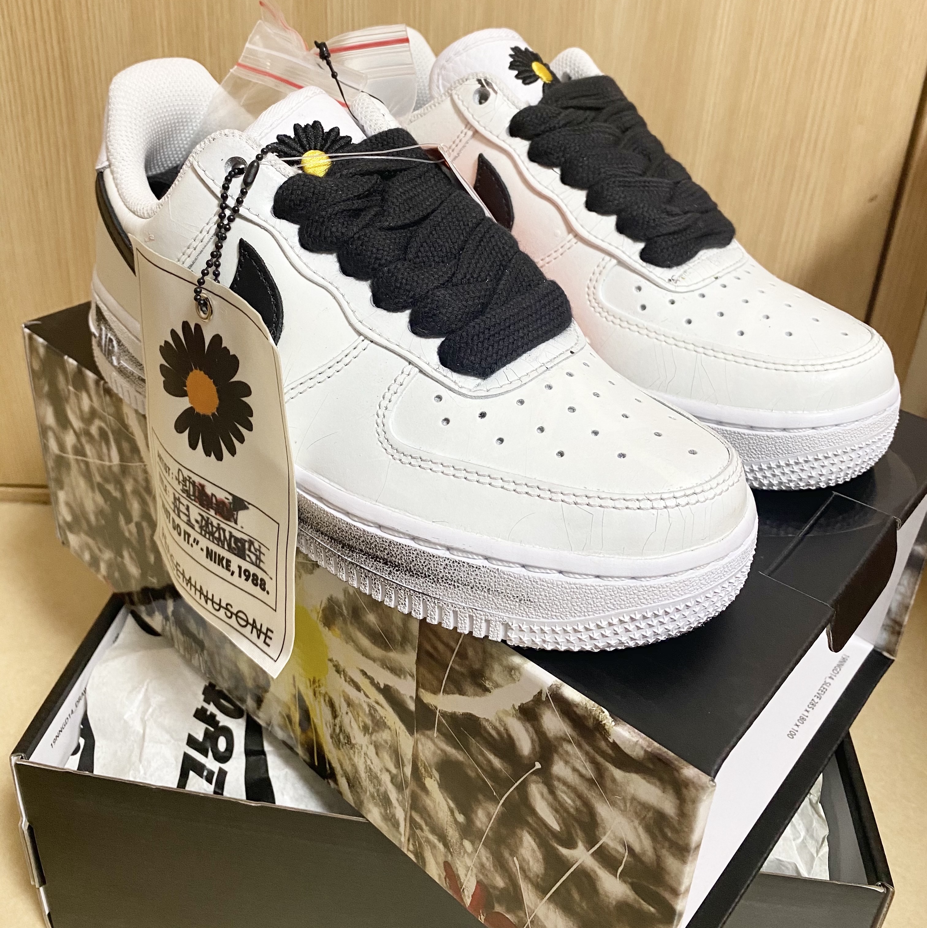 Nike x Peaceminusone Air Force 1 Low Para-Noise 2.0 착용 스타일
