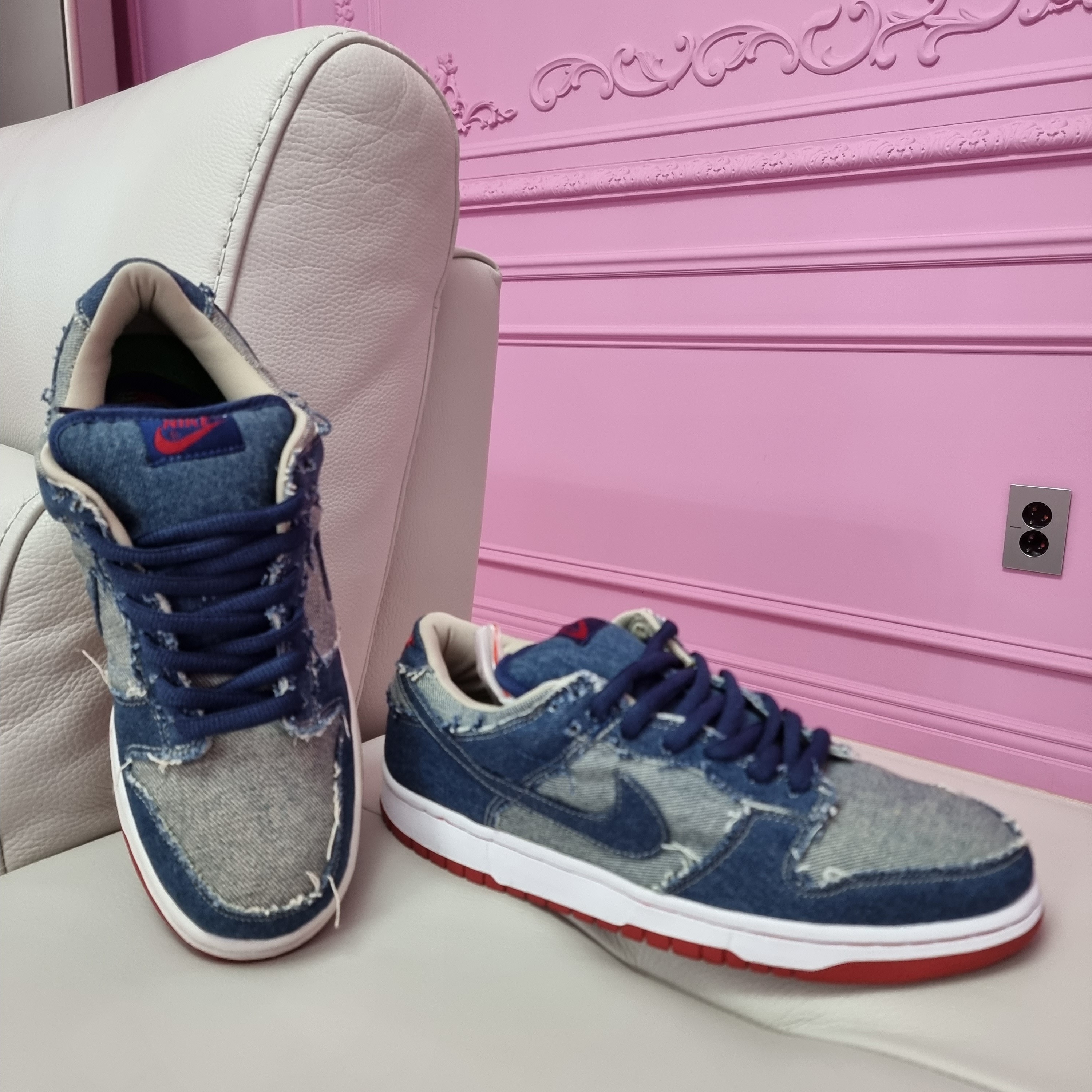 Nike SB Dunk Low Pro Reese Forbes Denim 착용 스타일 - 2