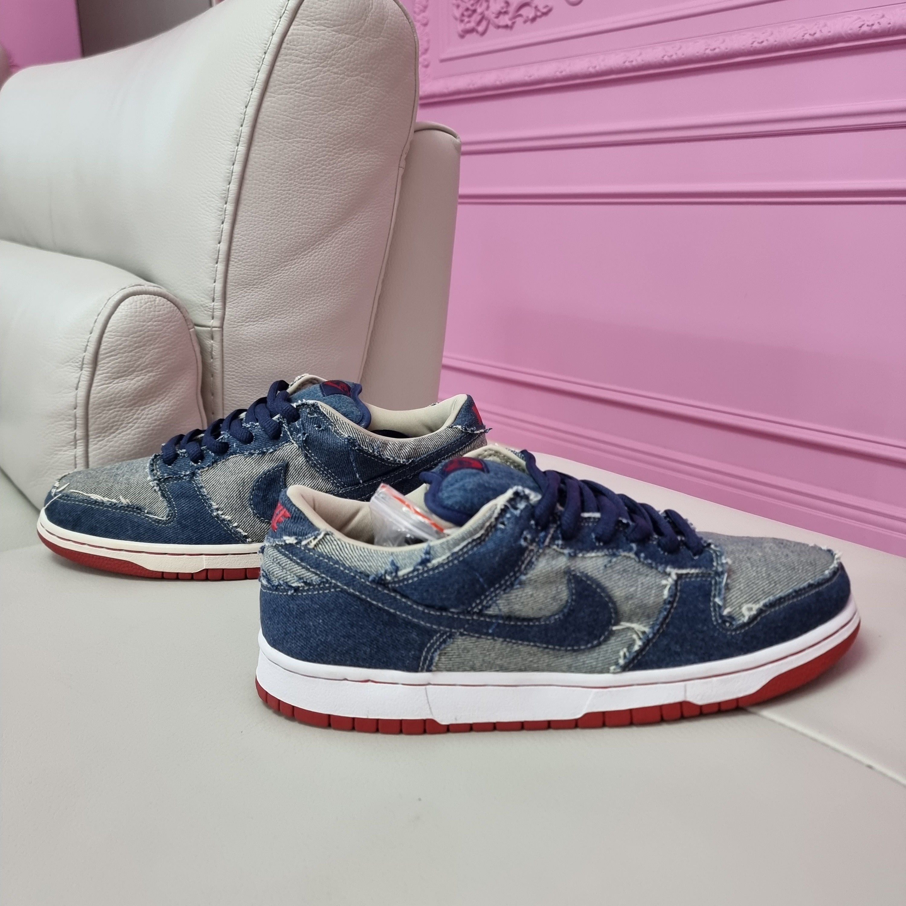Nike SB Dunk Low Pro Reese Forbes Denim 착용 스타일 - 1