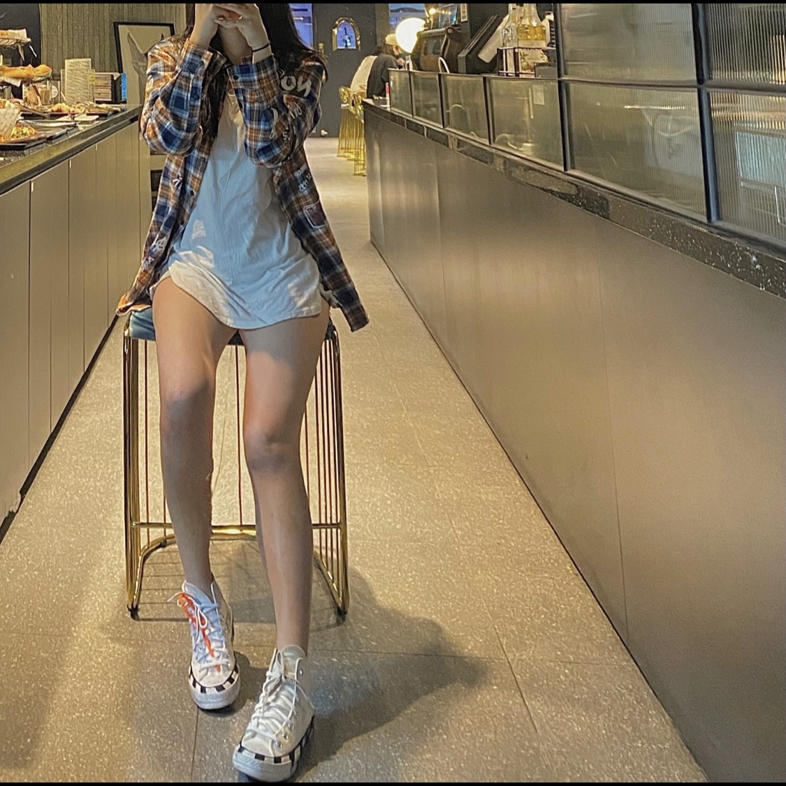 Converse x Off-White Chuck 70 High V2 2021 착용 스타일