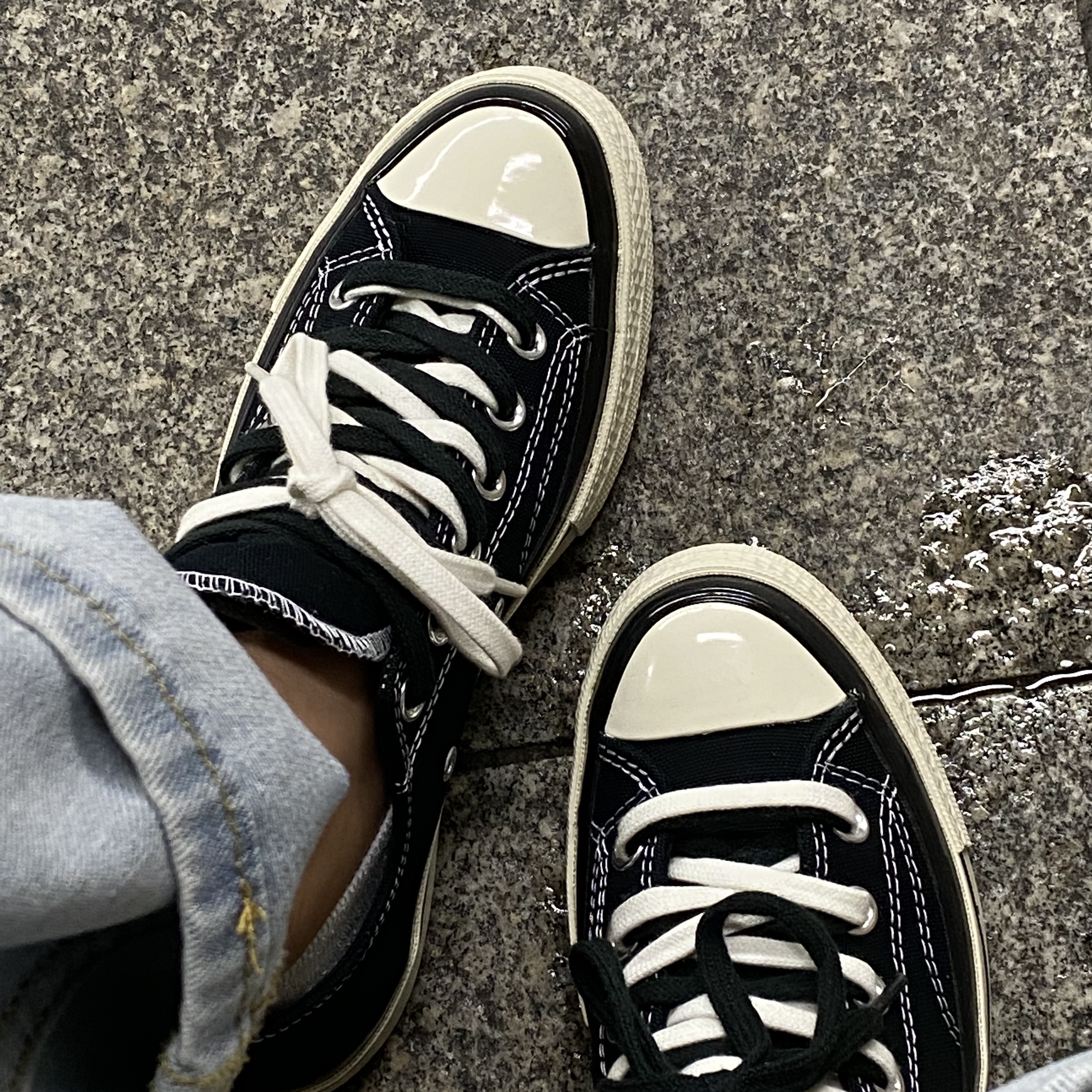Converse x Moncler x Fragment Chuck 70 Ox Fraylor III Black 착용 스타일