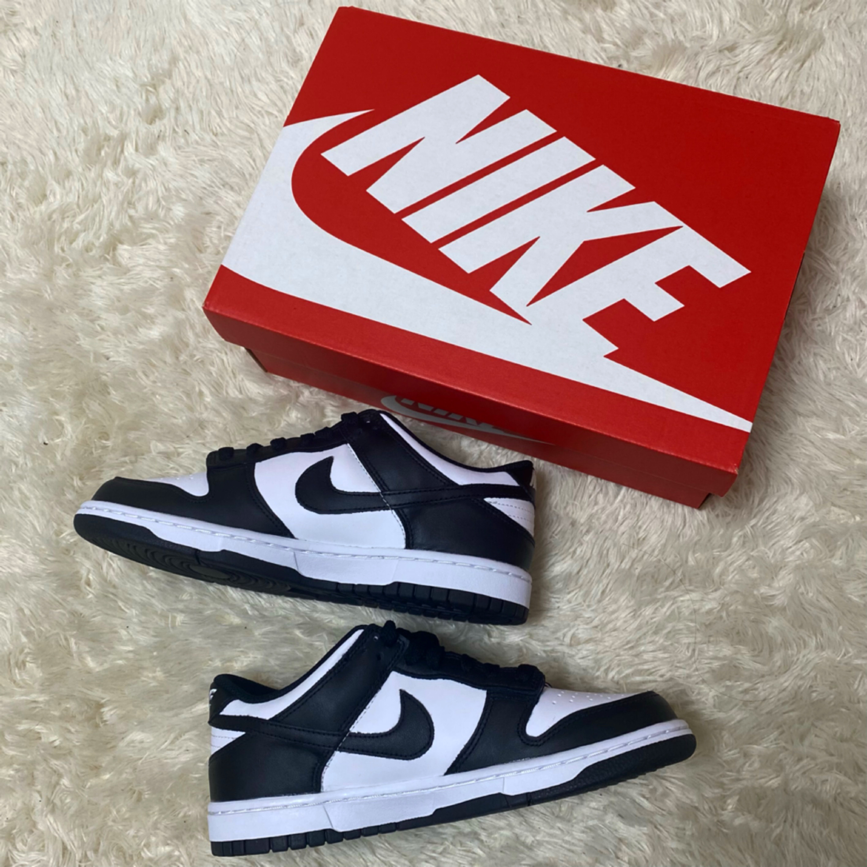 (GS) Nike Dunk Low Black 착용 스타일