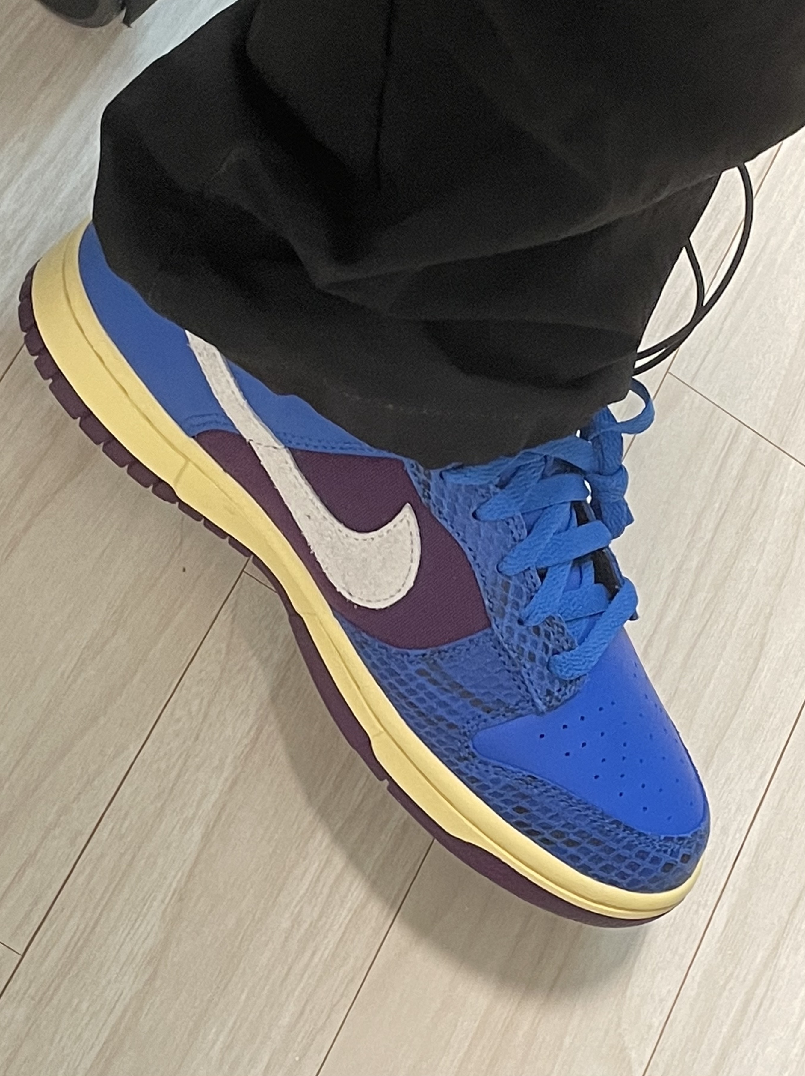 Nike x Undefeated Dunk Low SP 5 On It 착용 스타일