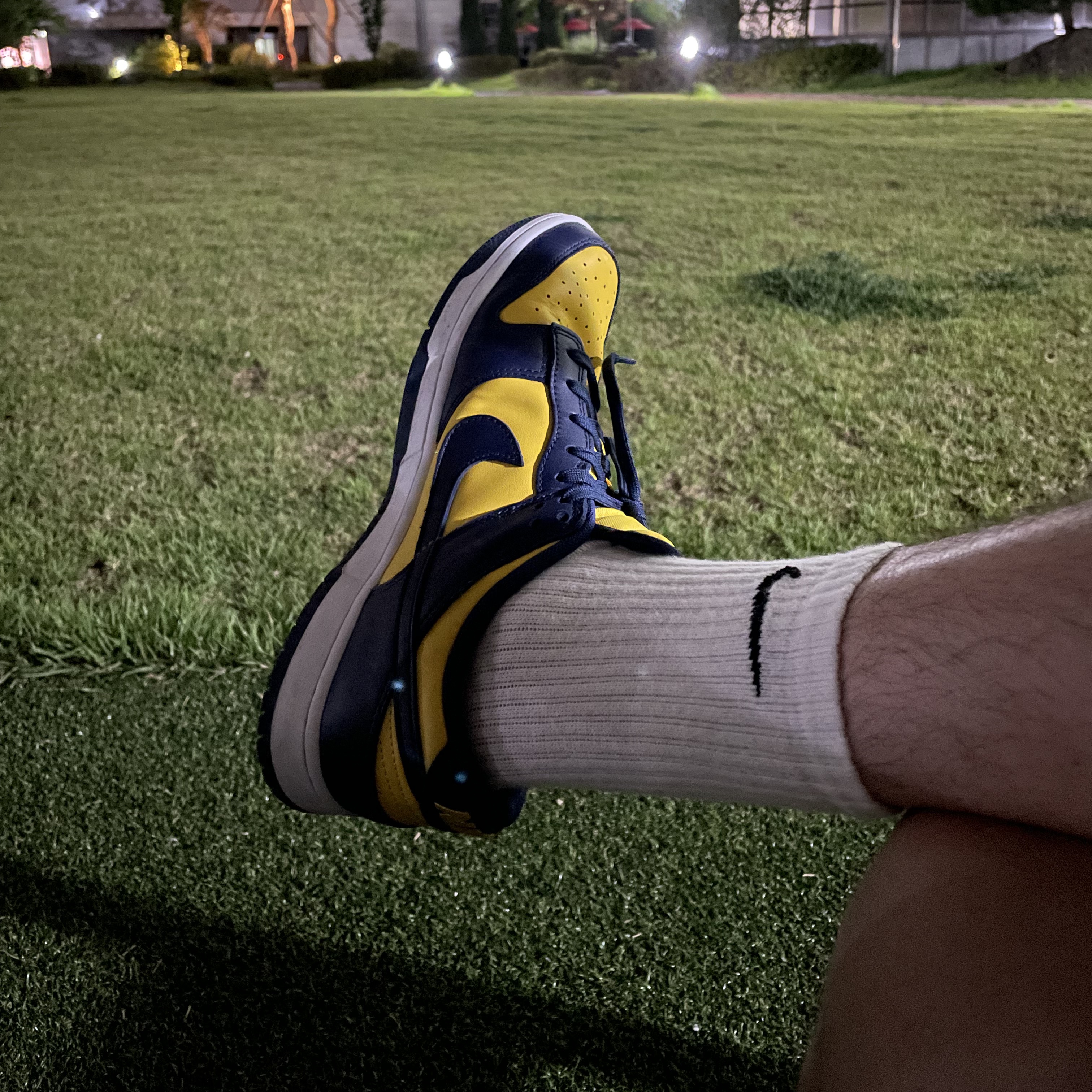 Nike Dunk Low Retro Varsity Maize 착용 스타일 - 2
