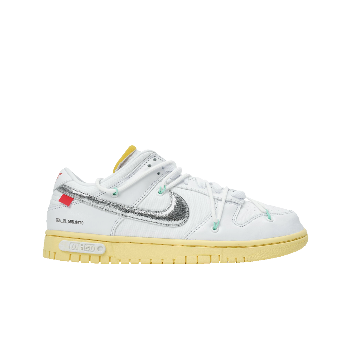 Кроссовки Nike x Off-White Dunk Low из 50 лотов, 1 DM1602-127 [Мужские SZ]