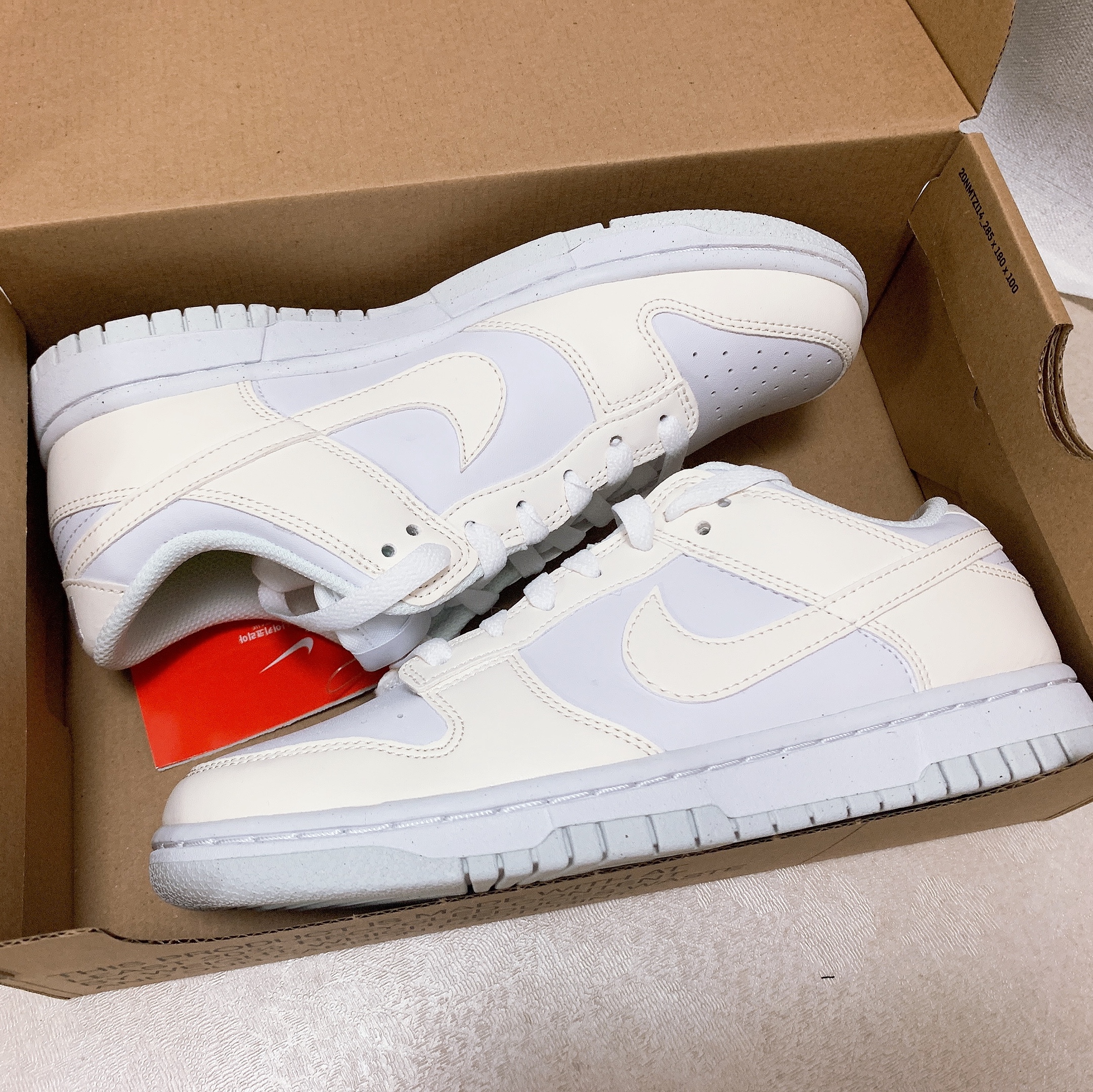(W) Nike Dunk Low Next Nature Sail 착용 스타일 - 3
