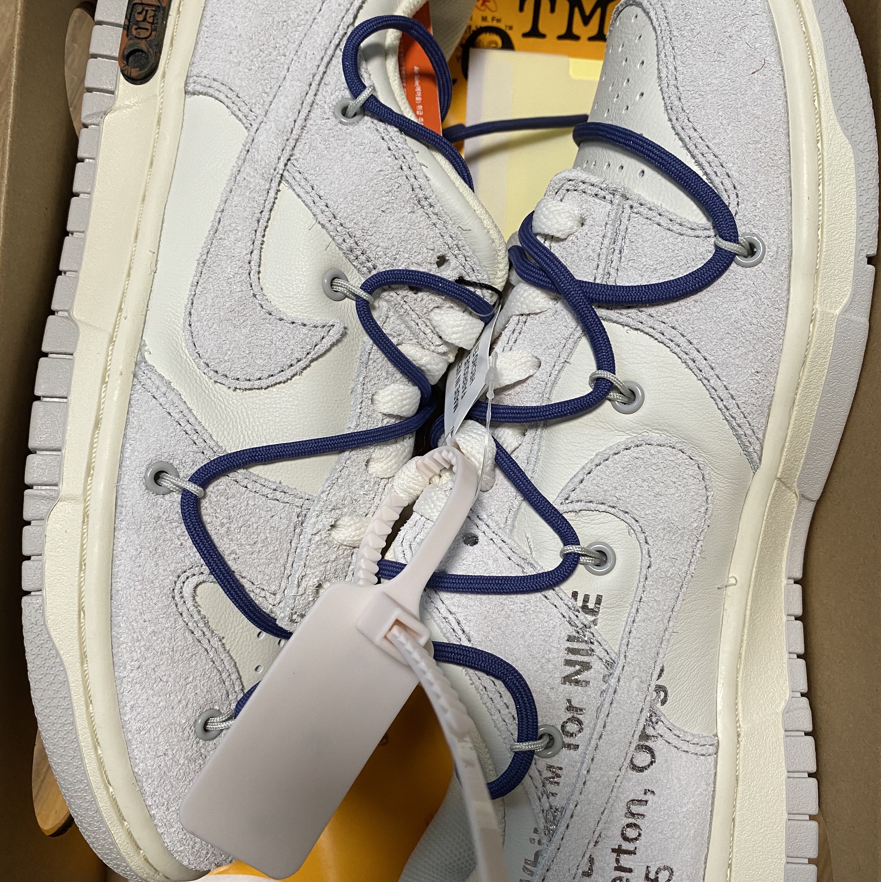 Nike x Off-White Dunk Low The 50 - Lot 18 착용 스타일