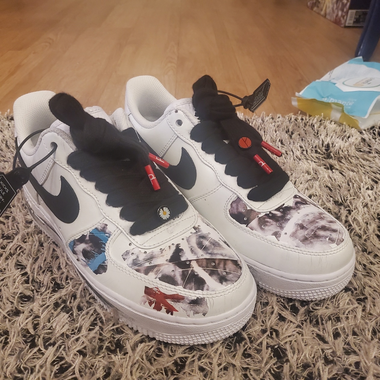Nike x Peaceminusone Air Force 1 Low Para-Noise 2.0 착용 스타일
