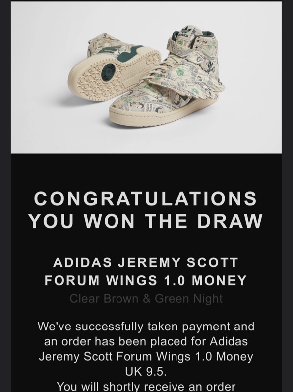 Adidas x Jeremy Scott Forum Hi Wings 1.0 Money 착용 스타일