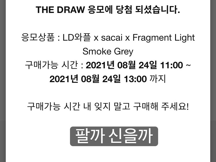 Nike x Sacai x Fragment LDWaffle Light Smoke Grey 착용 스타일