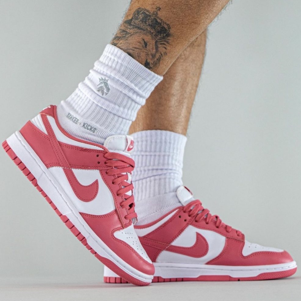 (W) Nike Dunk Low Archeo Pink 착용 스타일 - 4