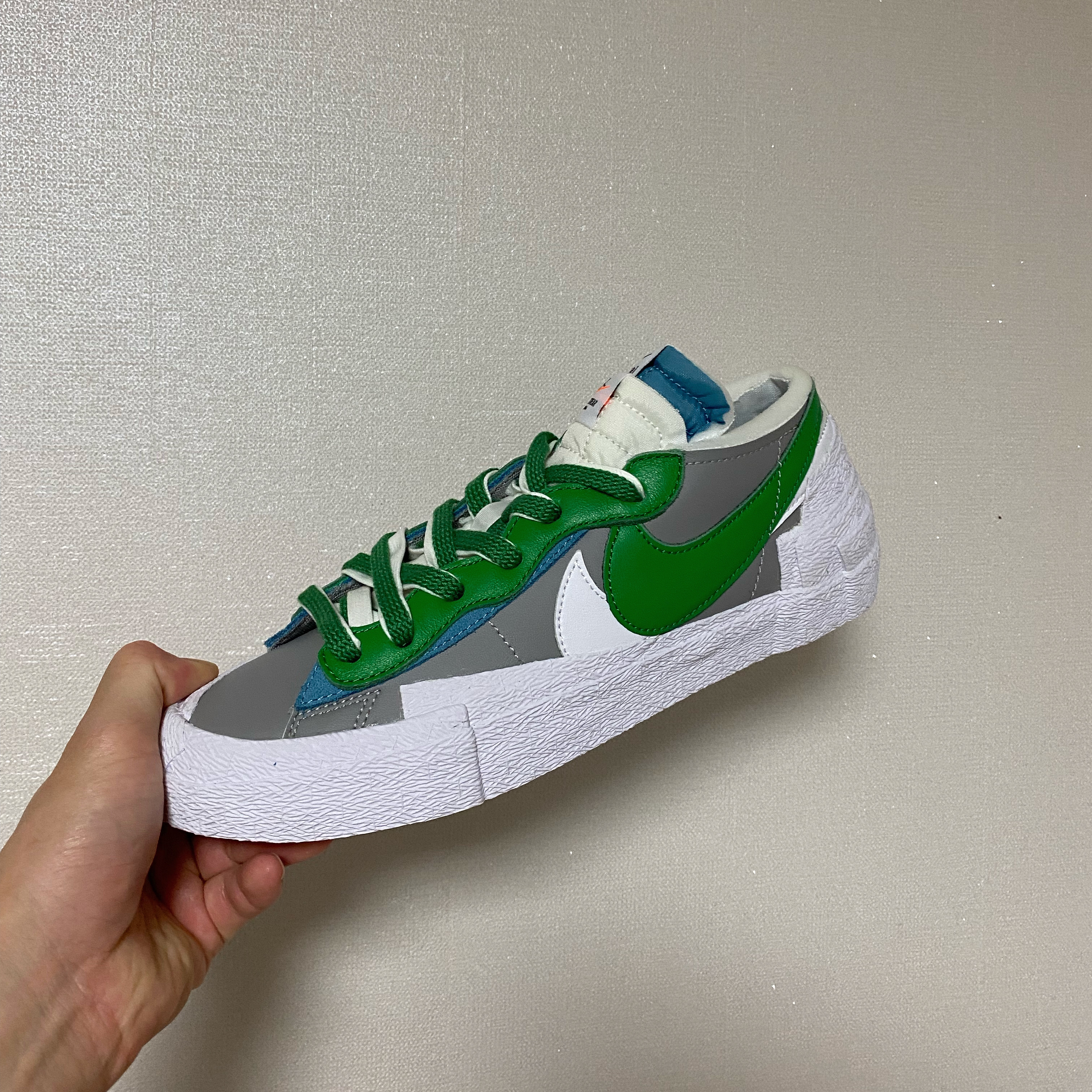 Nike x Sacai Blazer Low Classic Green 착용 스타일