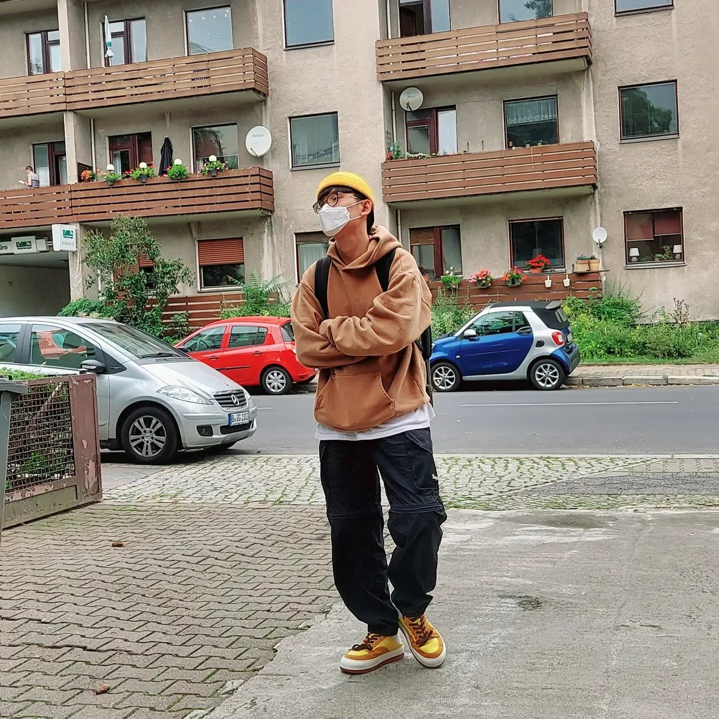 Supreme Mesh Pocket Belted Cargo Pants Black - 21SS, Stussy x Our Legacy Yin Yang Pig. Dyed Hood Caramel 착용 스타일 - 1