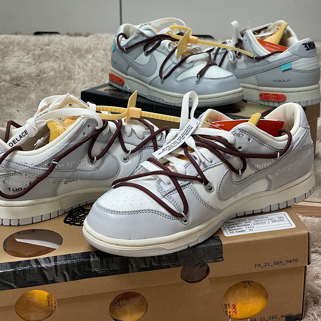 Nike x Off-White Dunk Low The 50 - Lot 46 착용 스타일