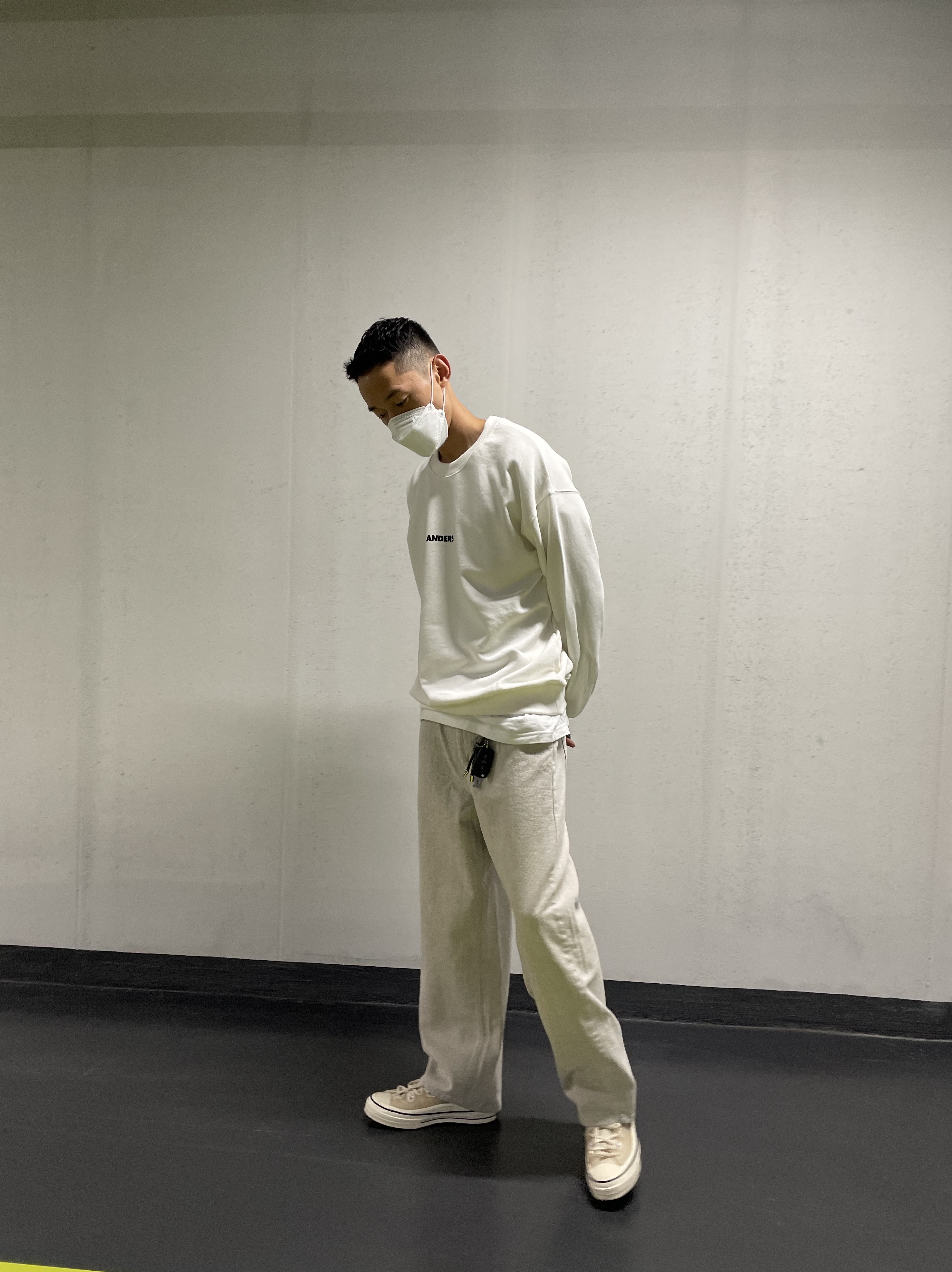 Converse x Kim Jones Chuck 70 Utility Wave High Natural Ivory 착용 스타일 - 1