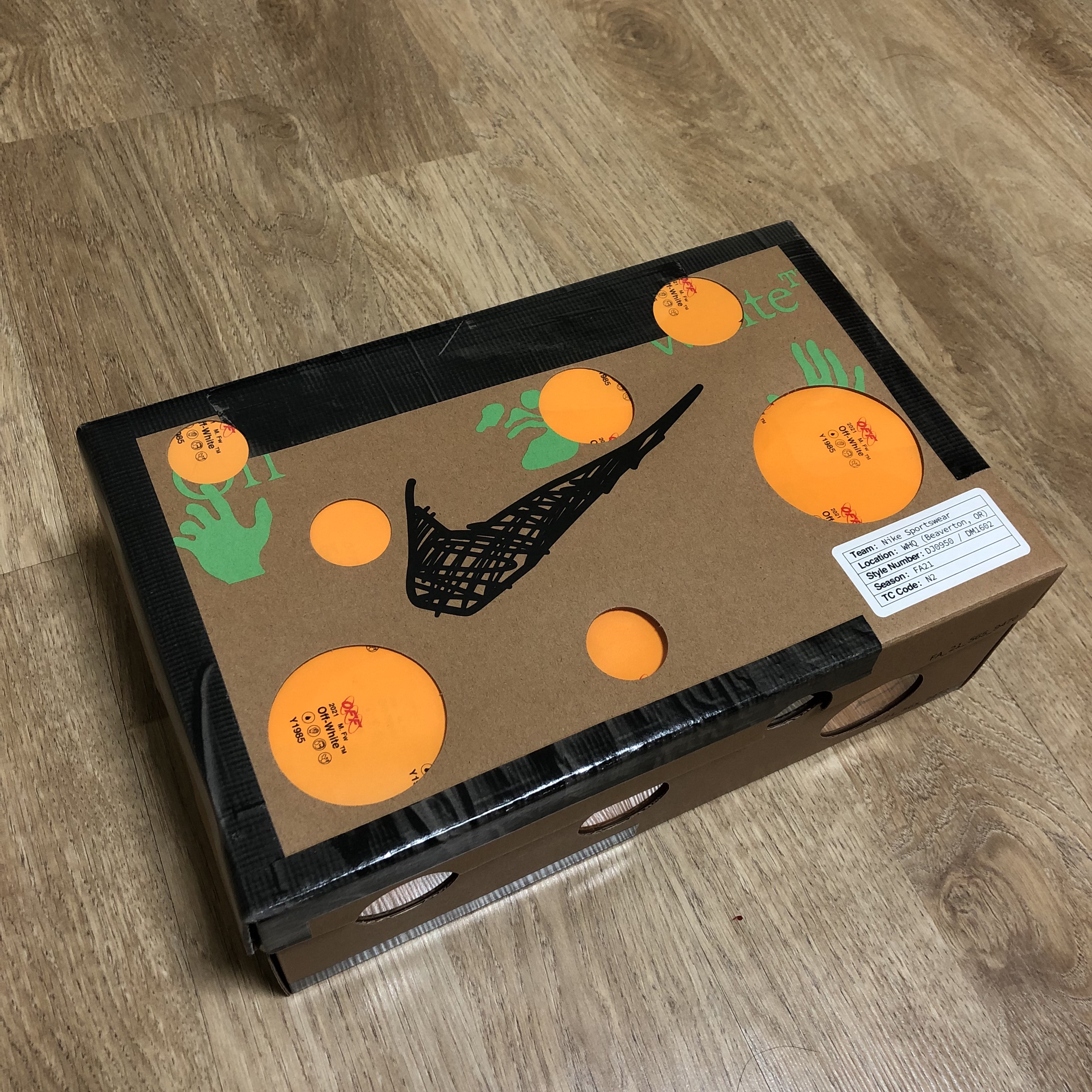 Nike x Off-White Dunk Low The 50 - Lot 18 착용 스타일 - 3