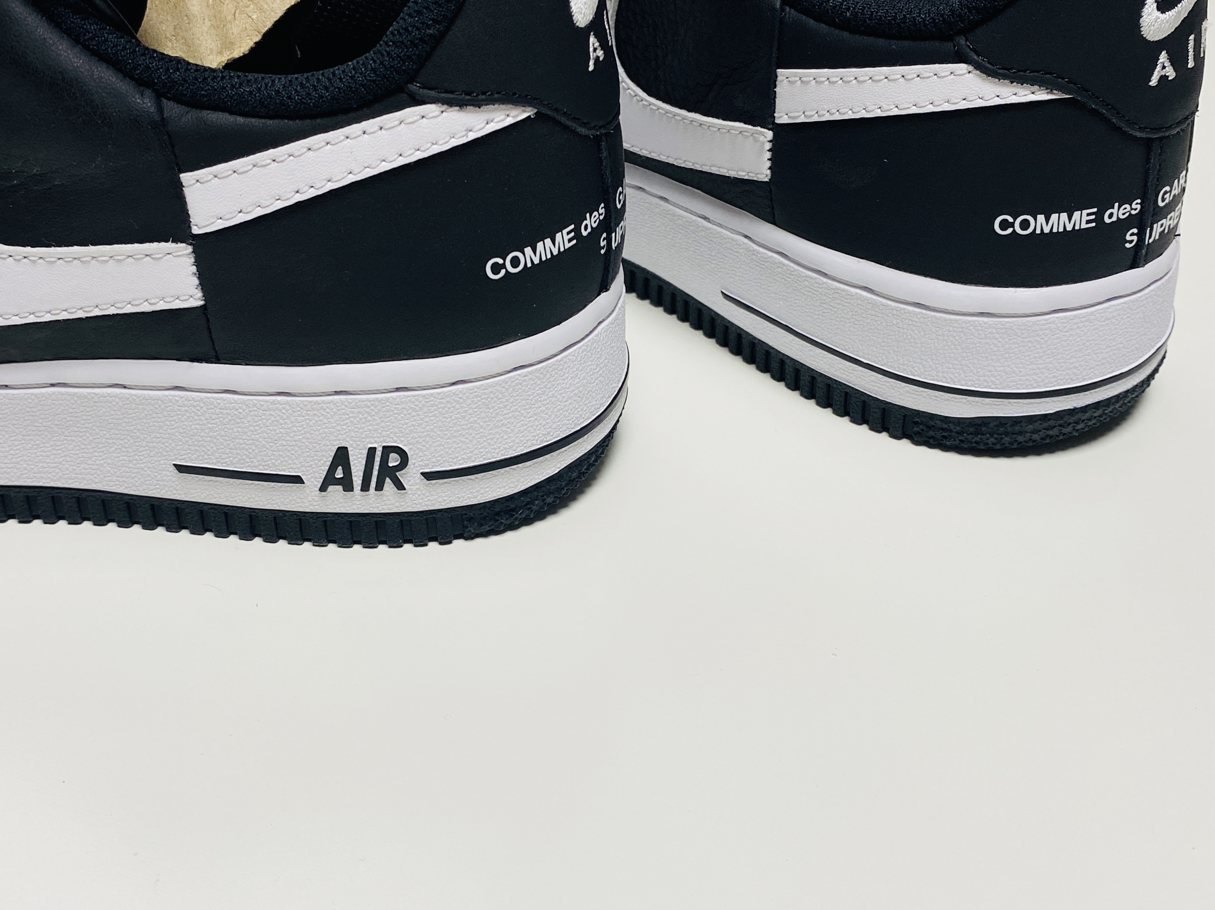 Nike x Comme des Garcons Shirt x Supreme Air Force 1 Low 2018 착용 스타일 - 3