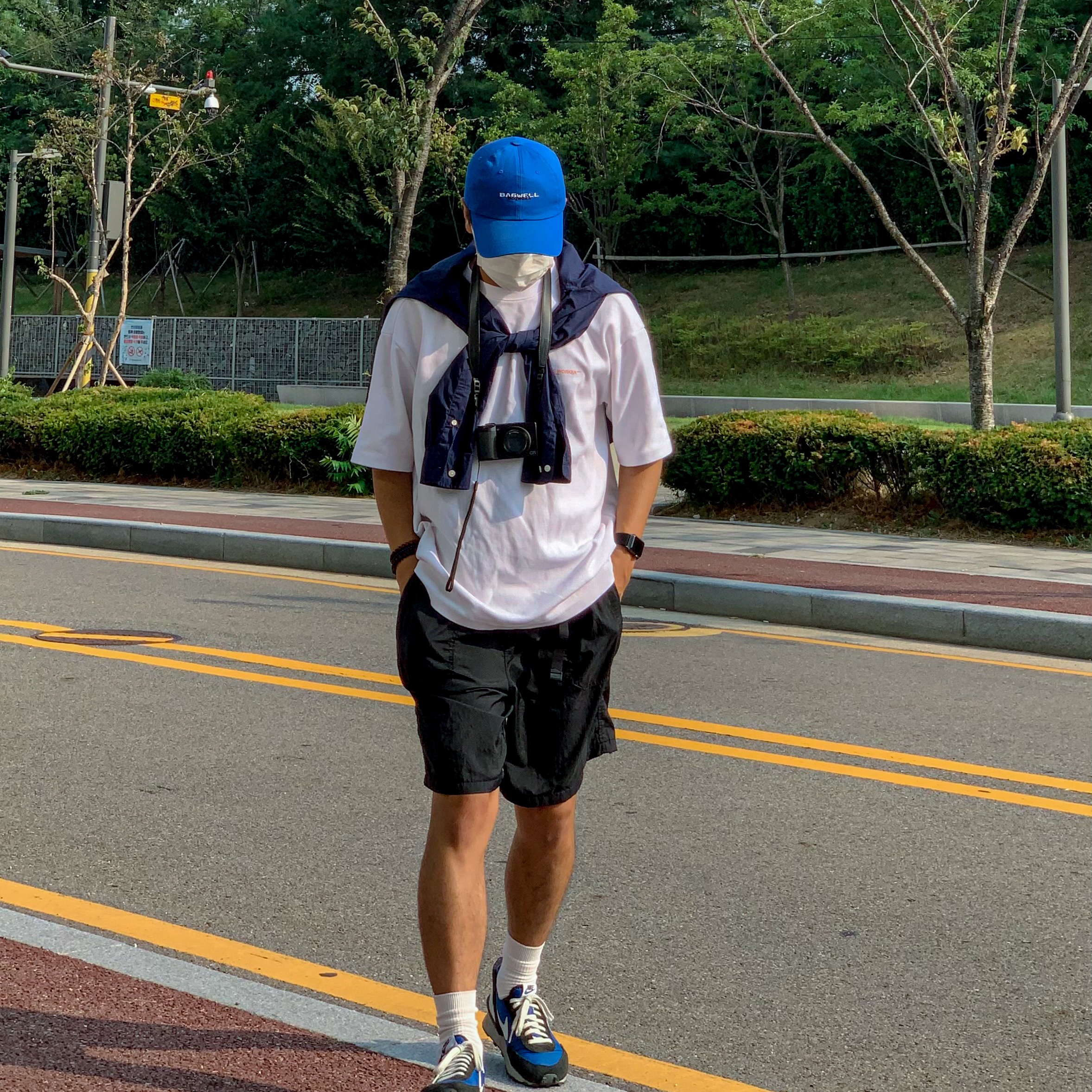 Nike x Undercover Daybreak Blue Jay 착용 스타일 - 2