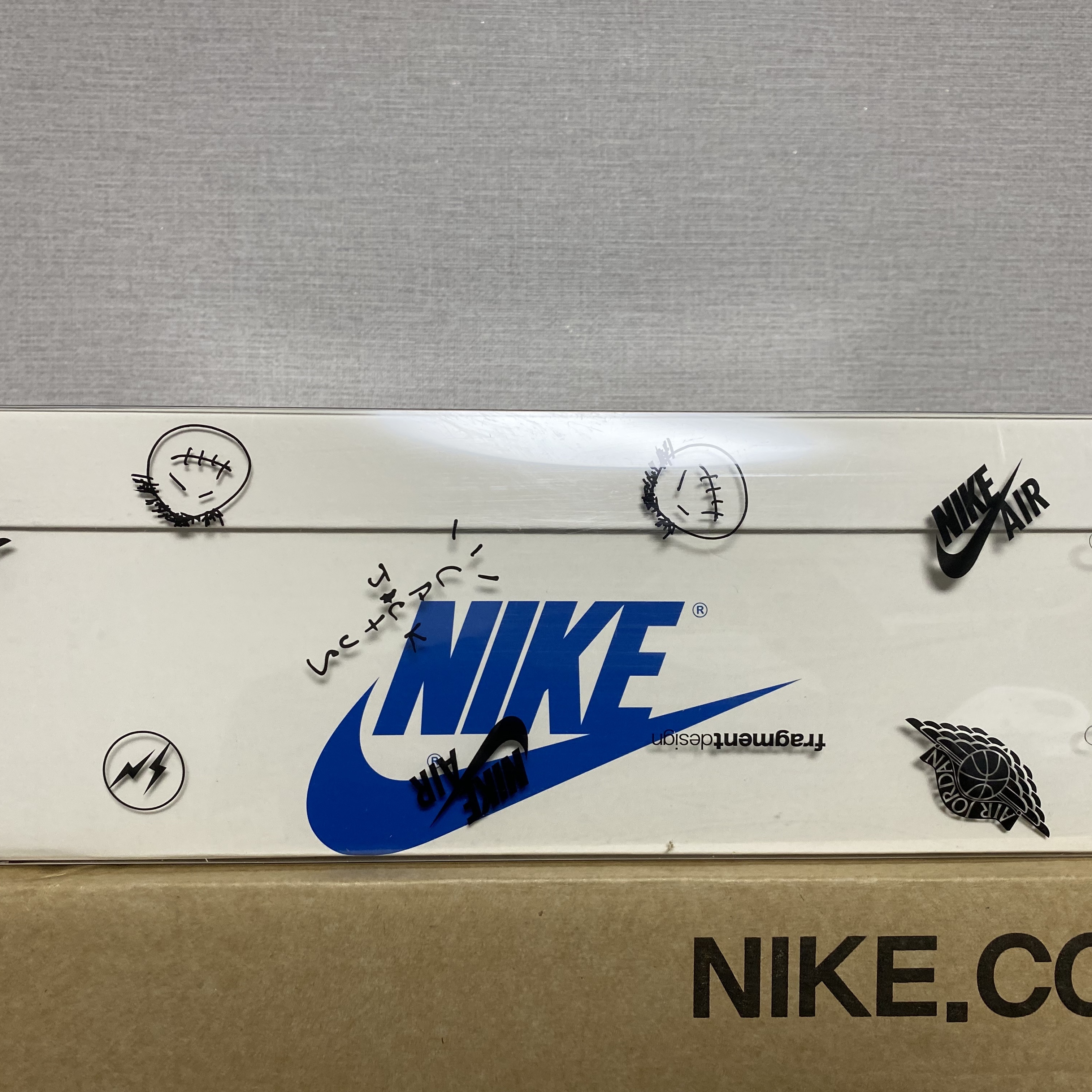 Jordan 1 x Travis Scott x Fragment Retro Low OG SP Military Blue 착용 스타일 - 3