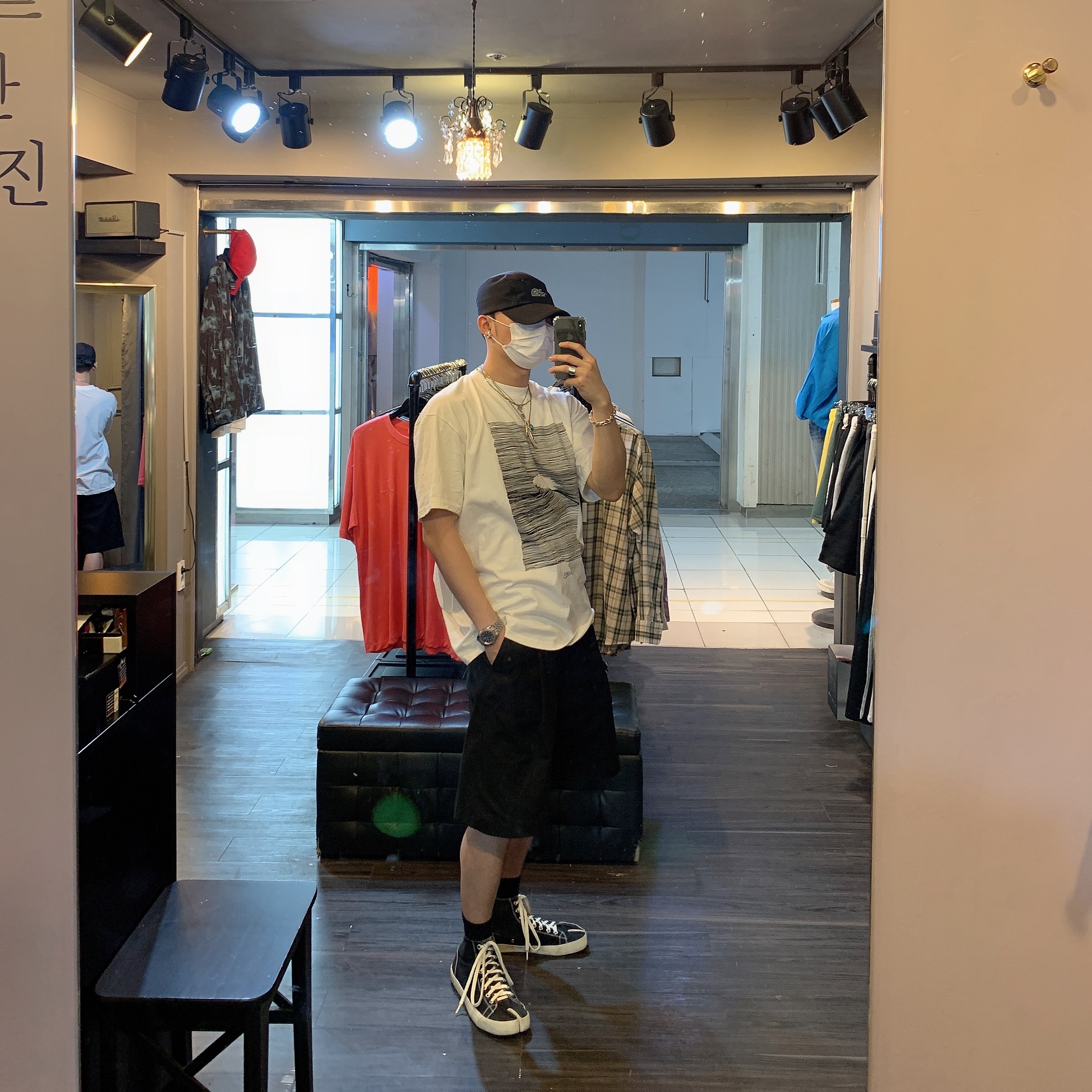Maison Margiela Tabi High Black 착용 스타일 - 1