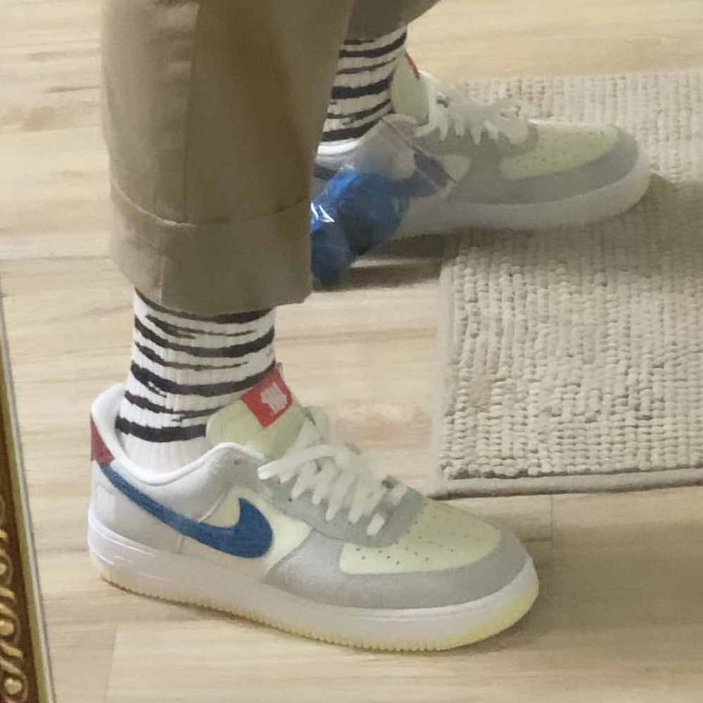 Nike x Undefeated Air Force 1 Low SP 5 On It 착용 스타일
