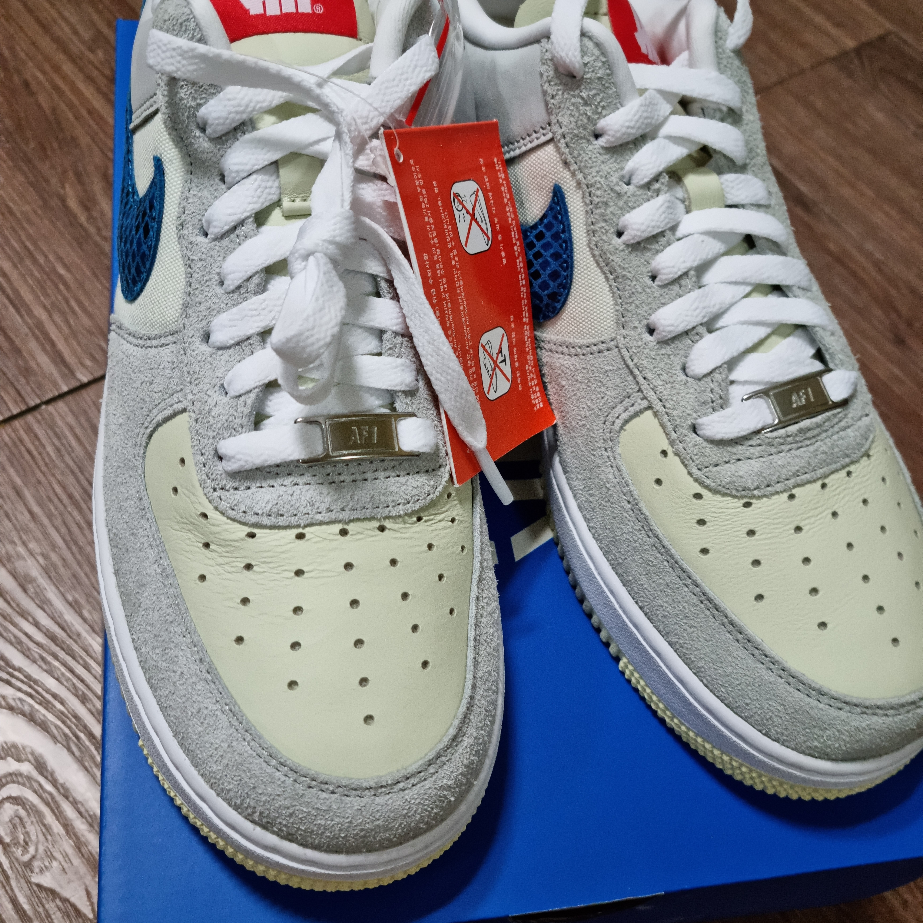 Nike x Undefeated Air Force 1 Low SP 5 On It 착용 스타일