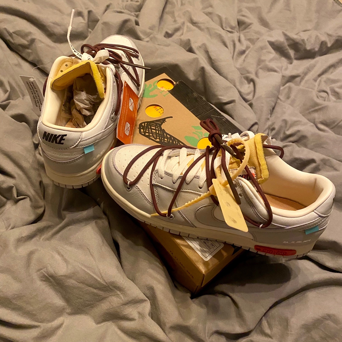 Nike x Off-White Dunk Low The 50 - Lot 46 착용 스타일 - 2