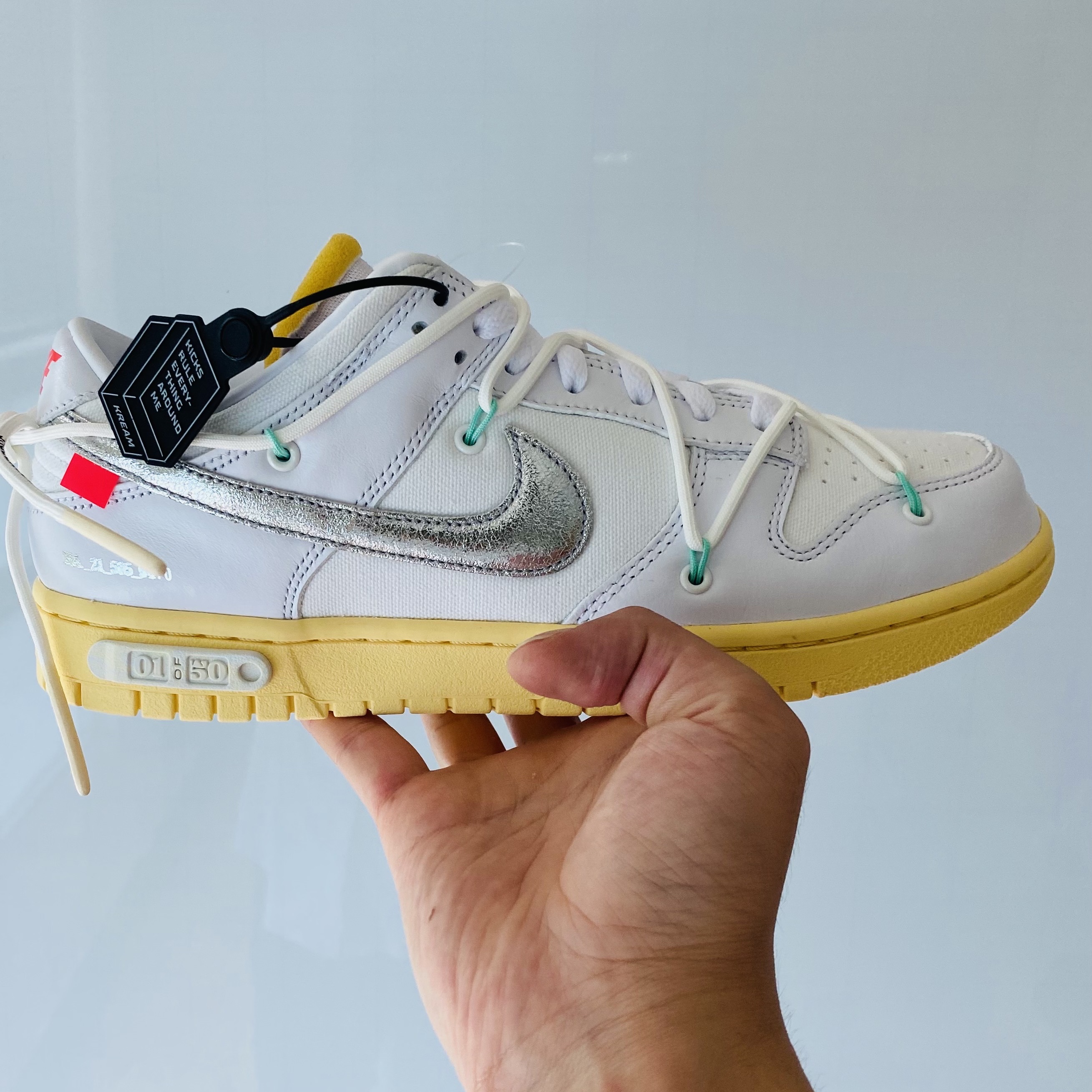 Nike x Off-White Dunk Low The 50 - Lot 1 착용 스타일