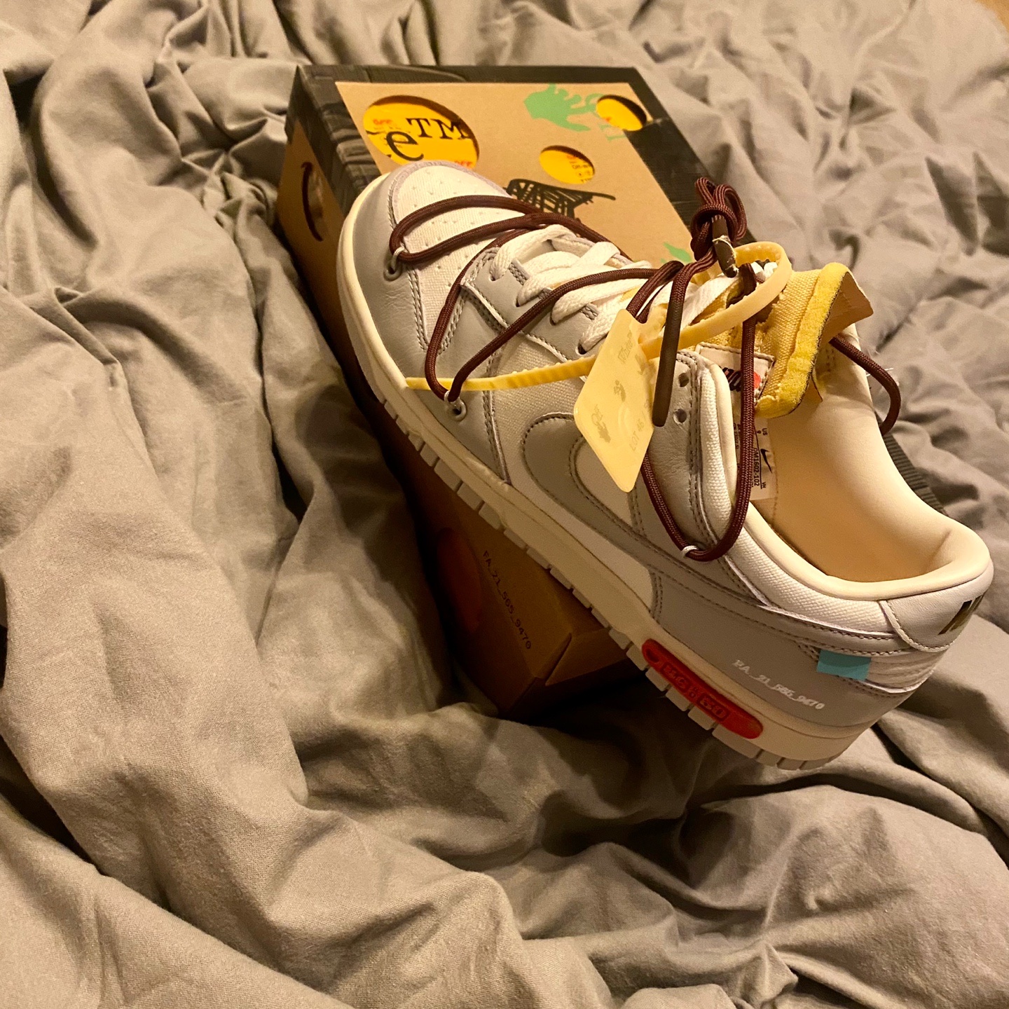 Nike x Off-White Dunk Low The 50 - Lot 46 착용 스타일 - 1