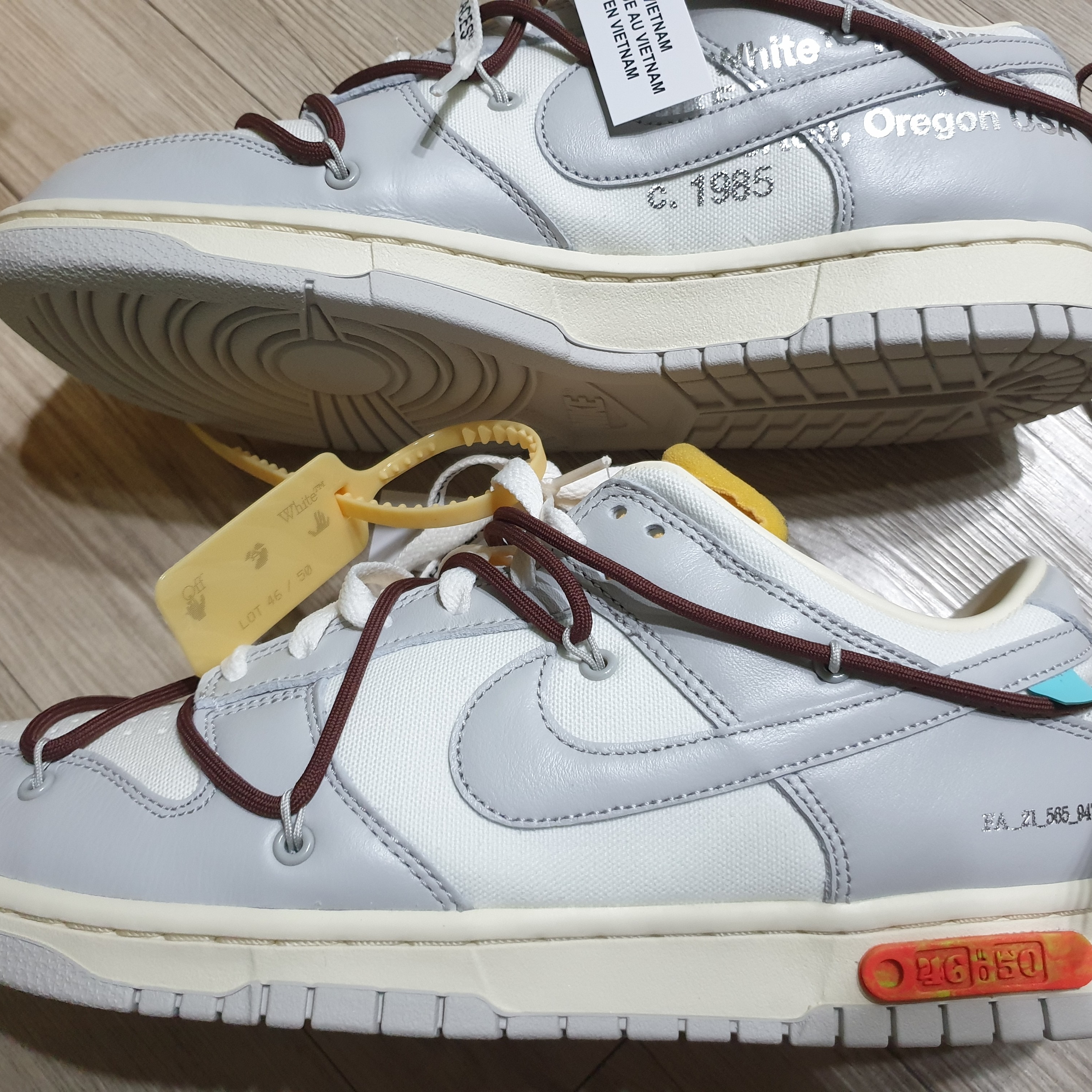 Nike x Off-White Dunk Low The 50 - Lot 46 착용 스타일 - 3