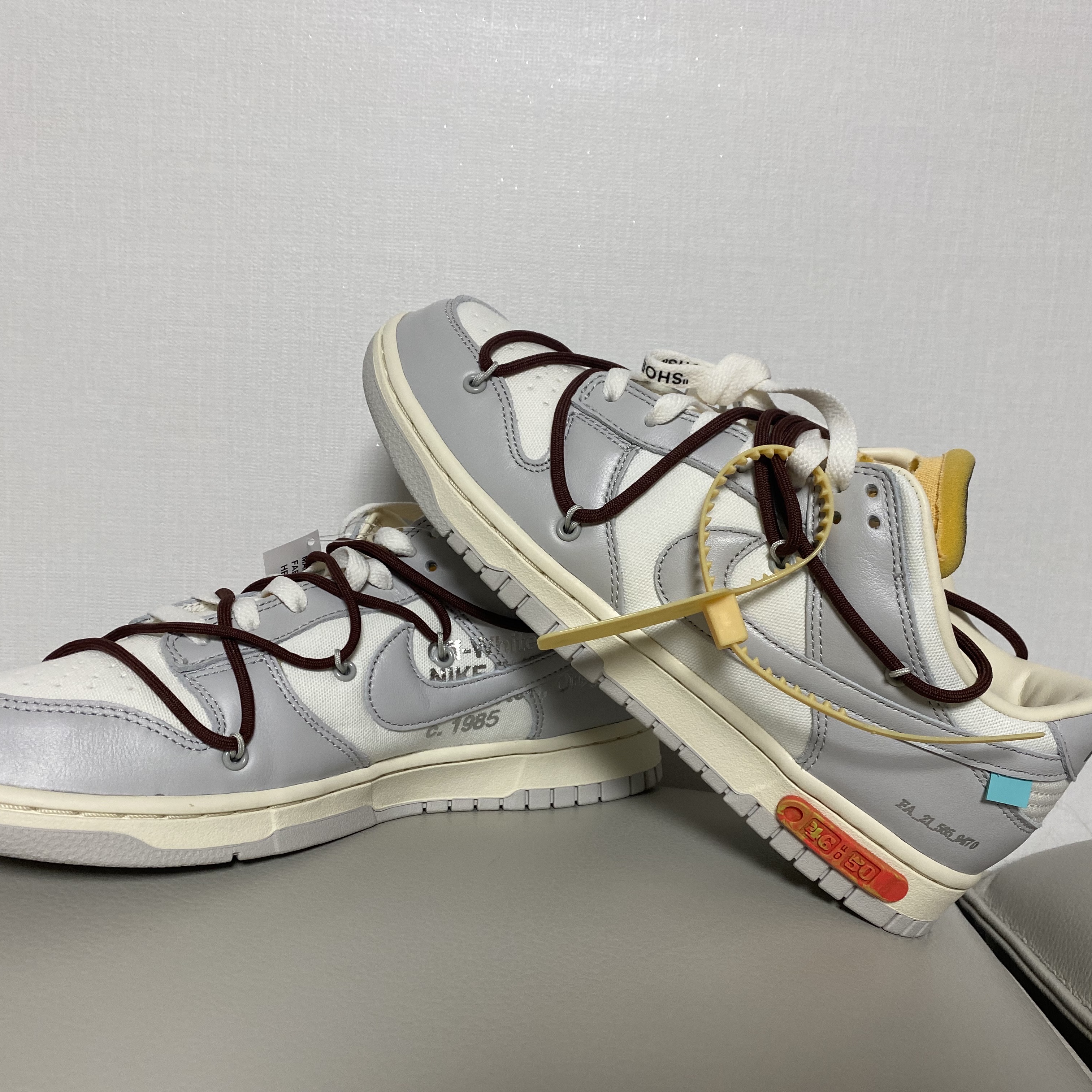 Nike x Off-White Dunk Low The 50 - Lot 46 착용 스타일 - 1