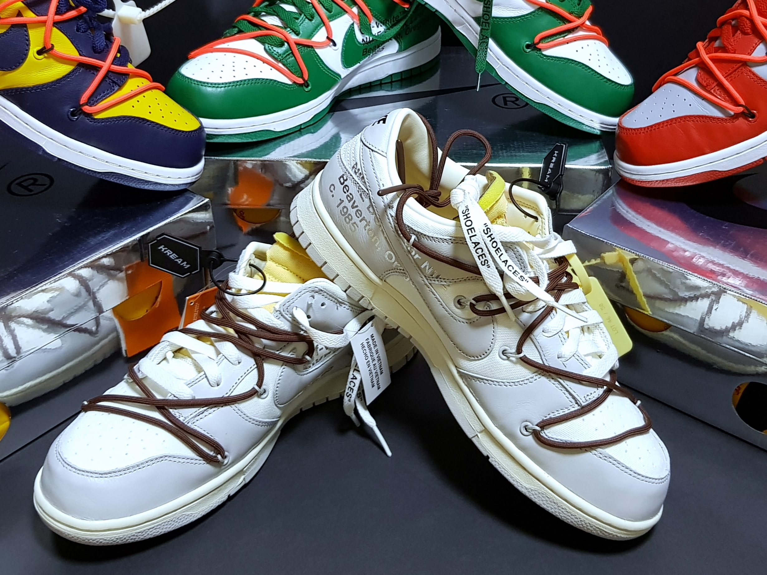 Nike x Off-White Dunk Low The 50 - Lot 46 착용 스타일