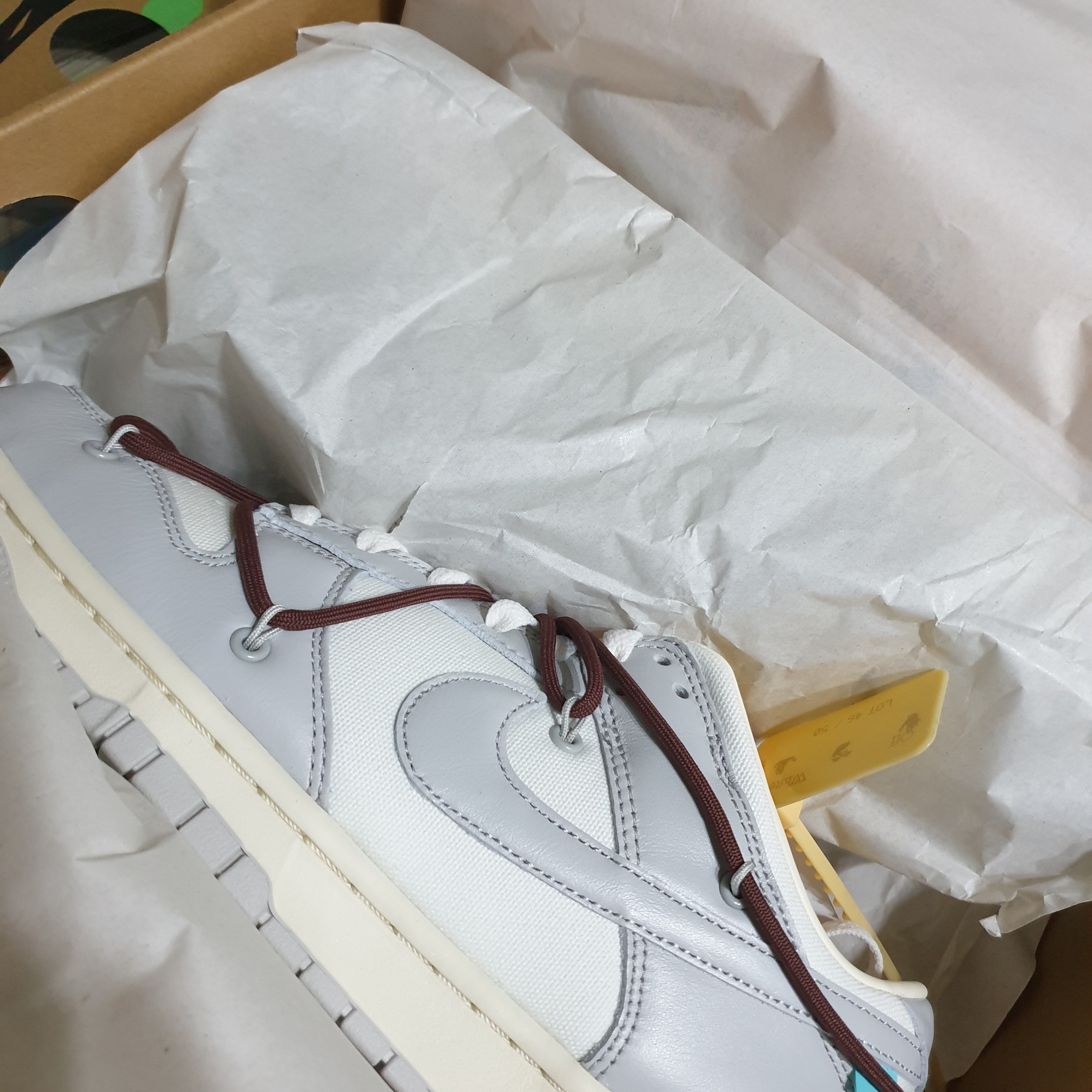 Nike x Off-White Dunk Low The 50 - Lot 46 착용 스타일 - 1