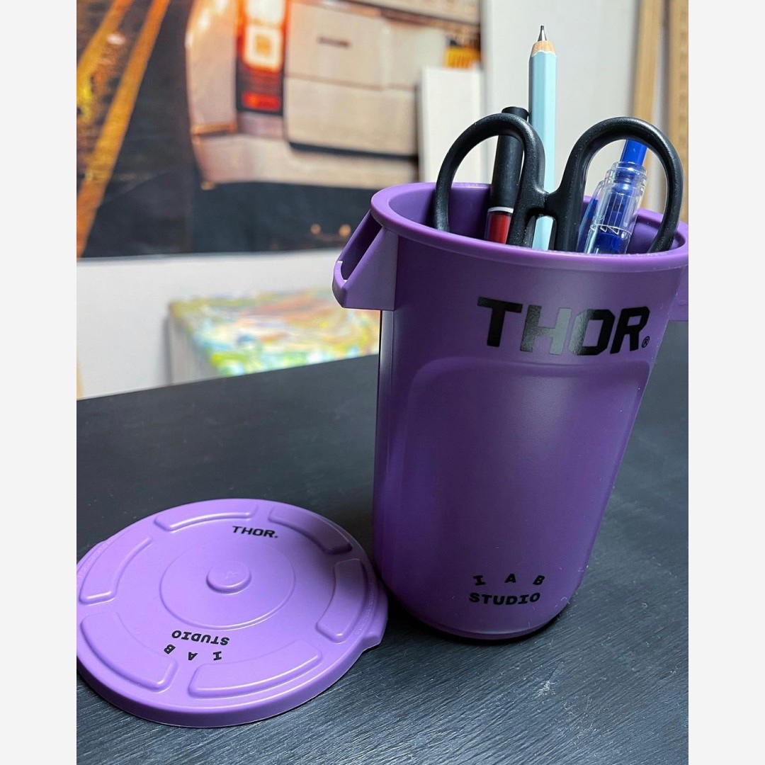 IAB Studio x Thor Set Purple, IAB Studio x Thor Hoodie Purple 착용 스타일 - 3