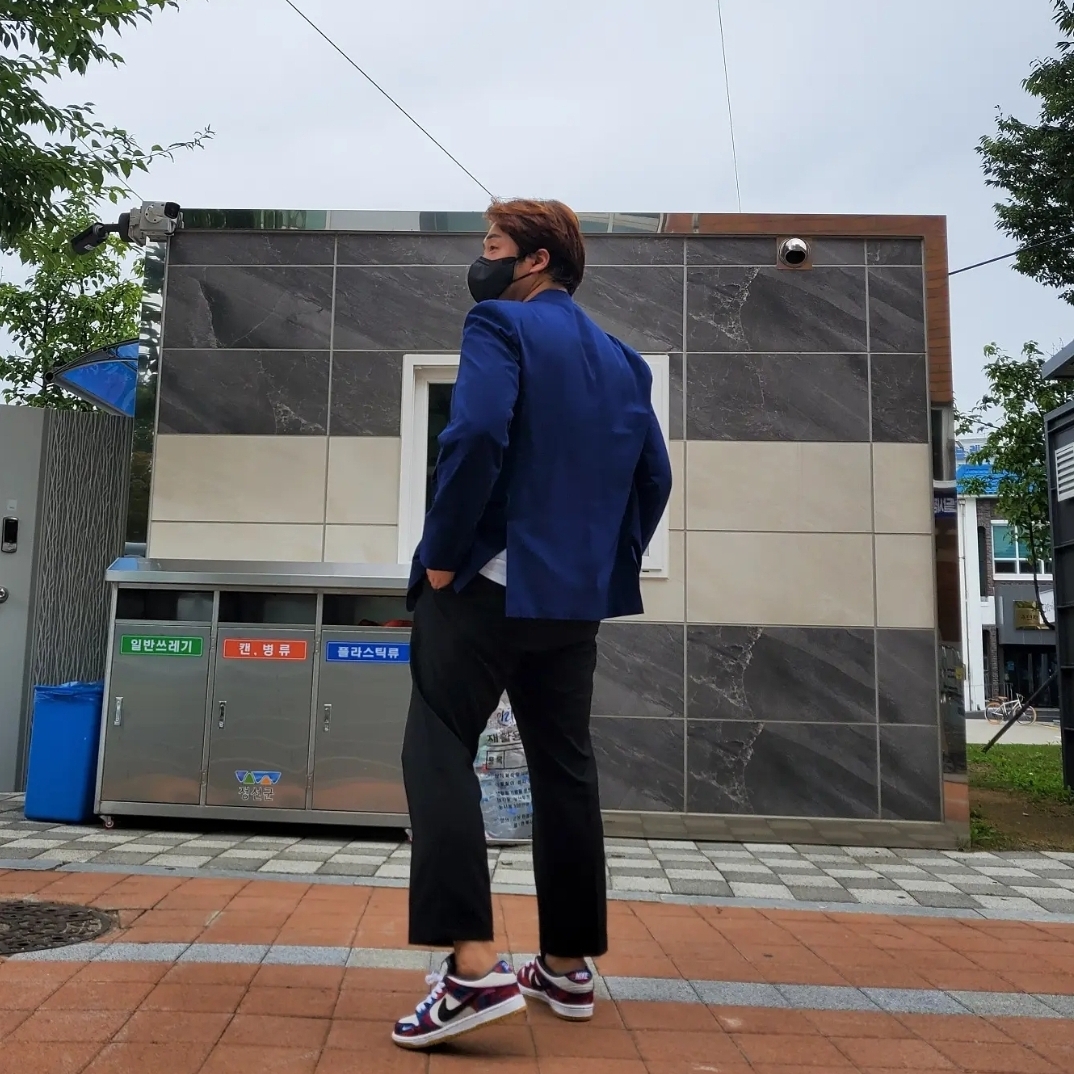 Nike x Parra SB Dunk Low Pro Abstract Art 착용 스타일