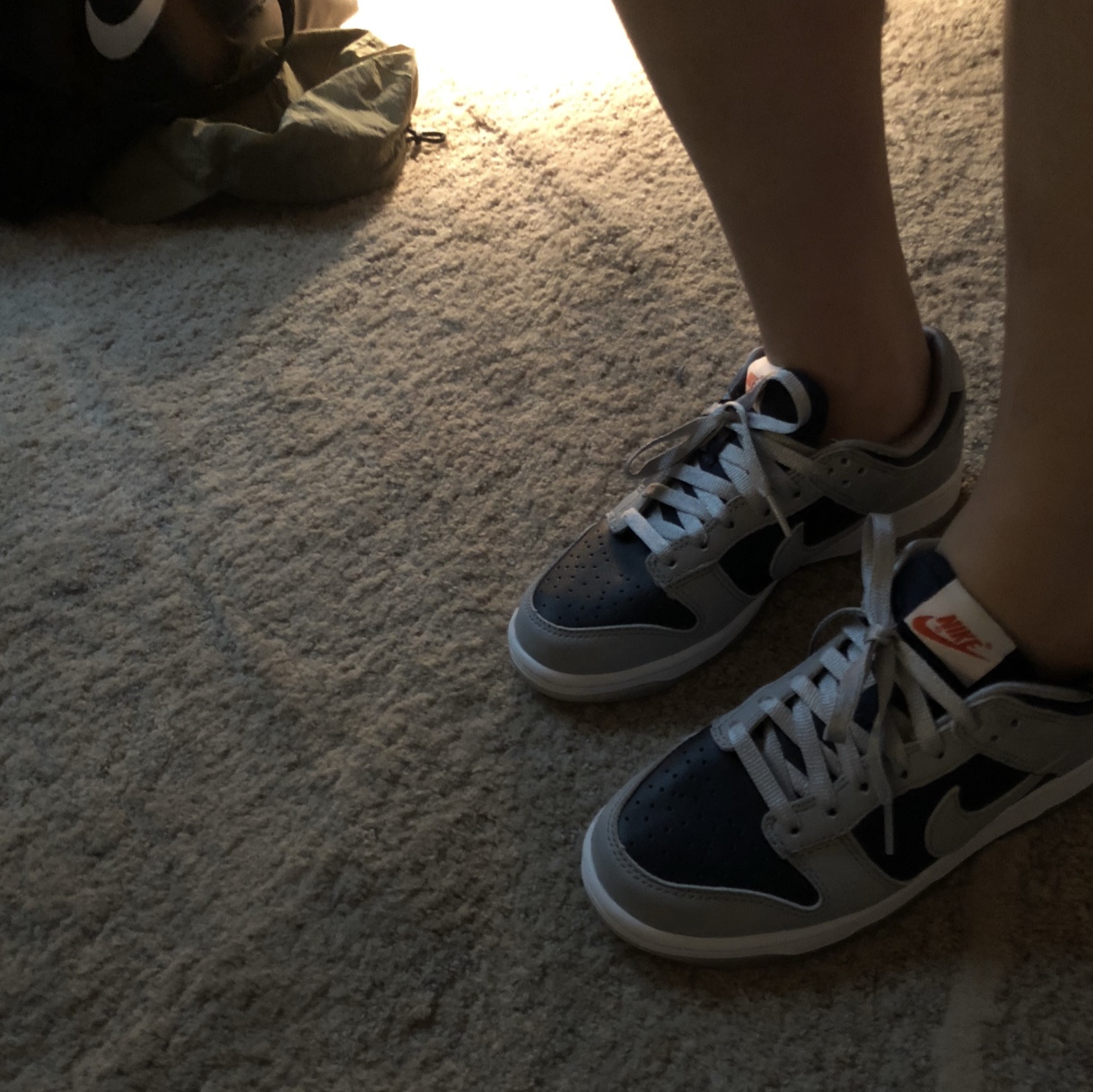 (W) Nike Dunk Low SP College Navy 착용 스타일