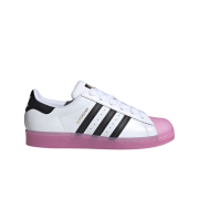 (W) Adidas Superstar White Black Shock Purple