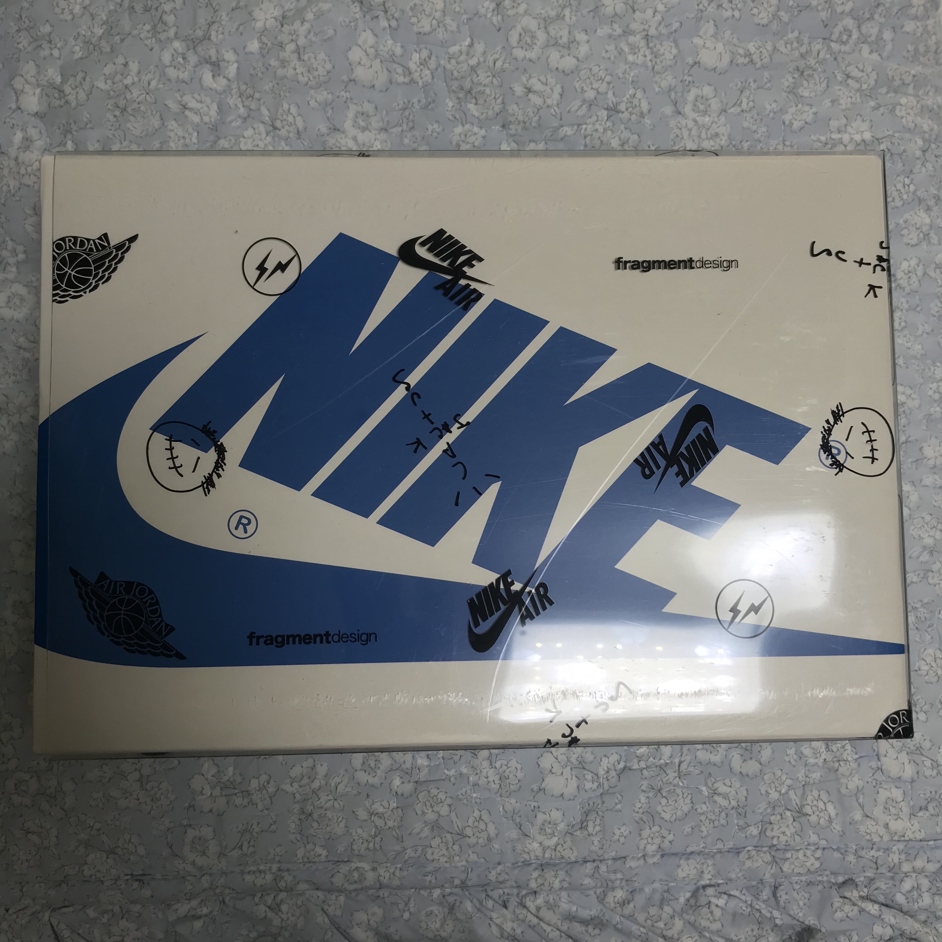 Jordan 1 x Travis Scott x Fragment Retro Low OG SP Military Blue 착용 스타일 - 5