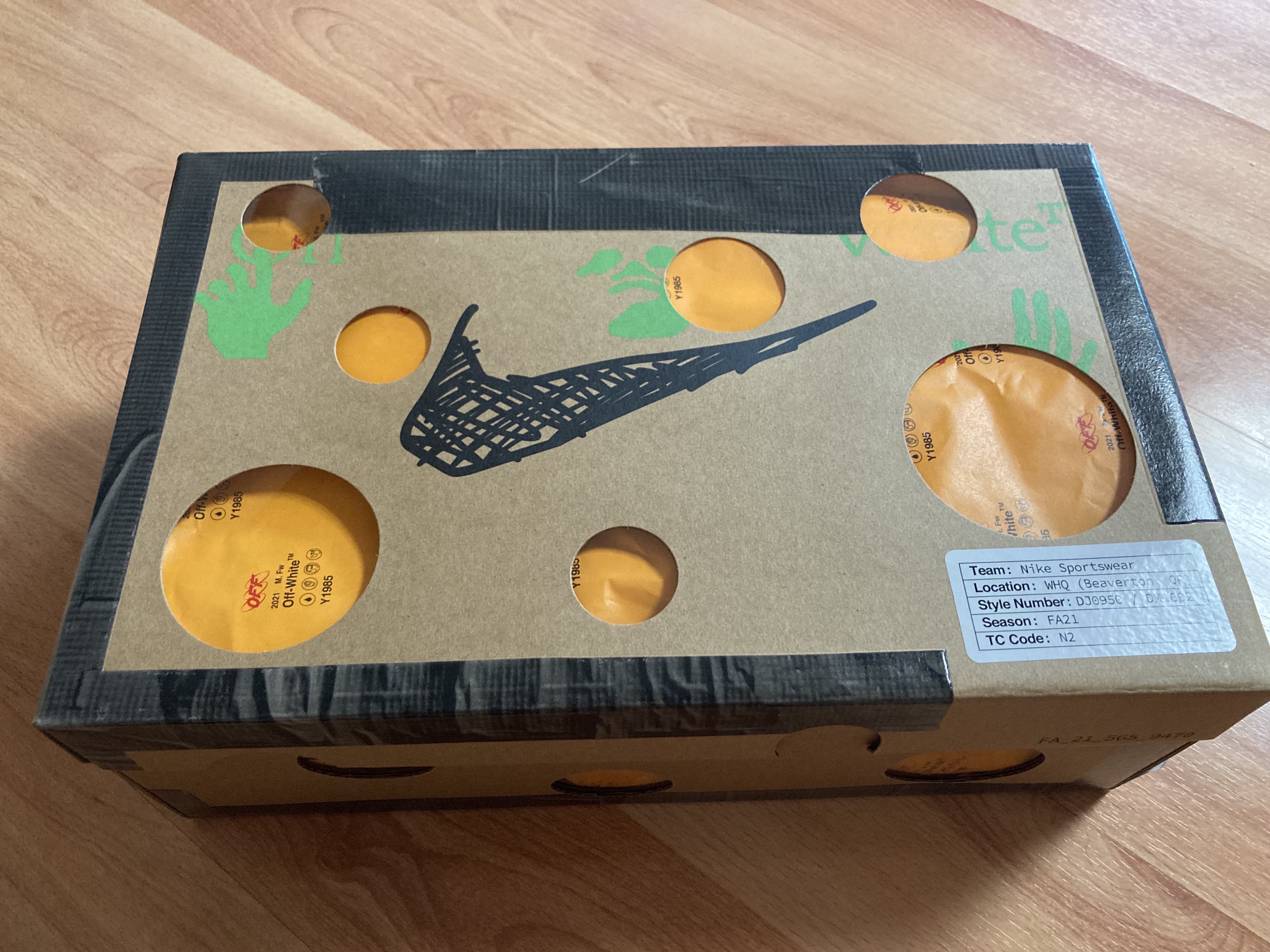 Nike x Off-White Dunk Low The 50 - Lot 46 착용 스타일 - 1