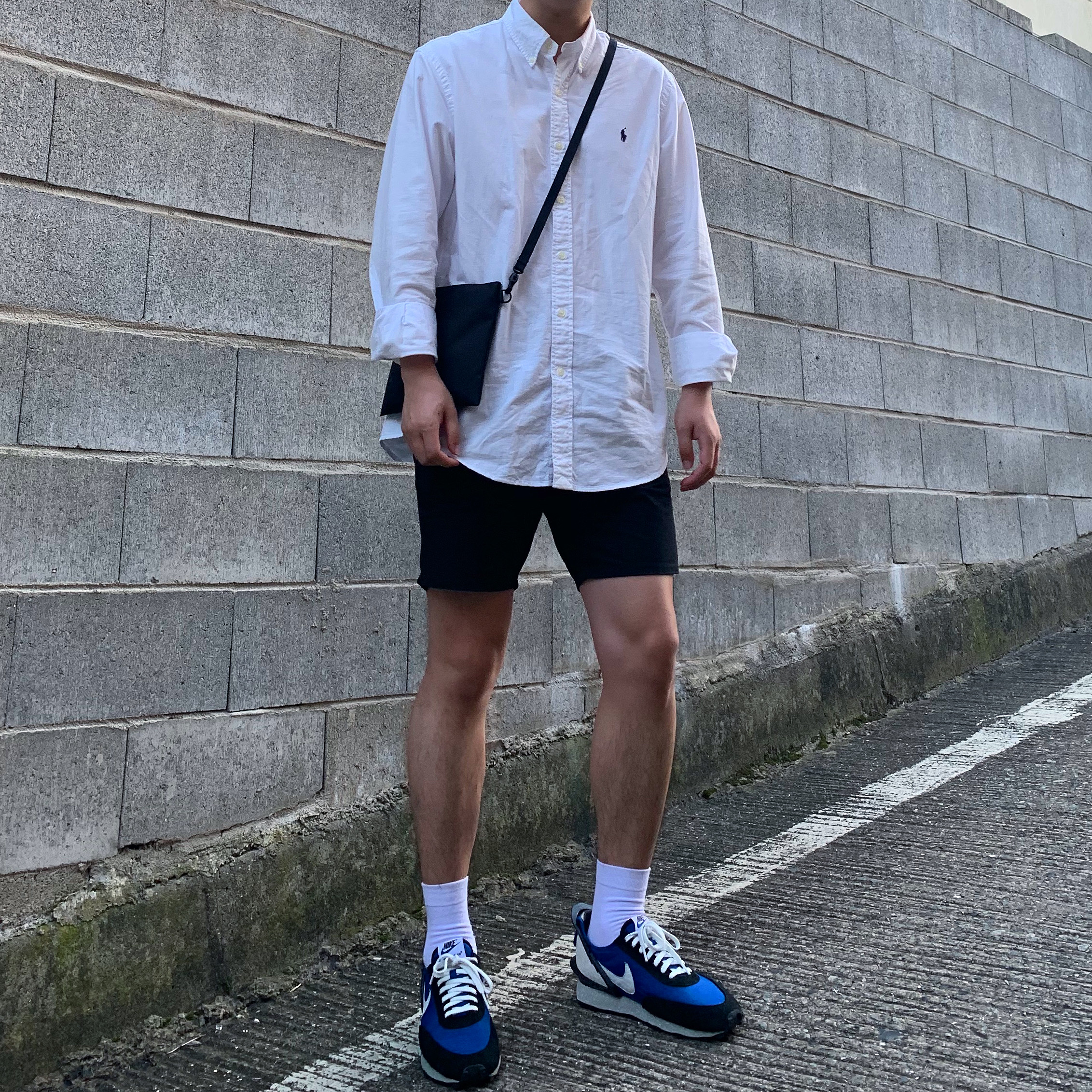 Nike x Undercover Daybreak Blue Jay 착용 스타일