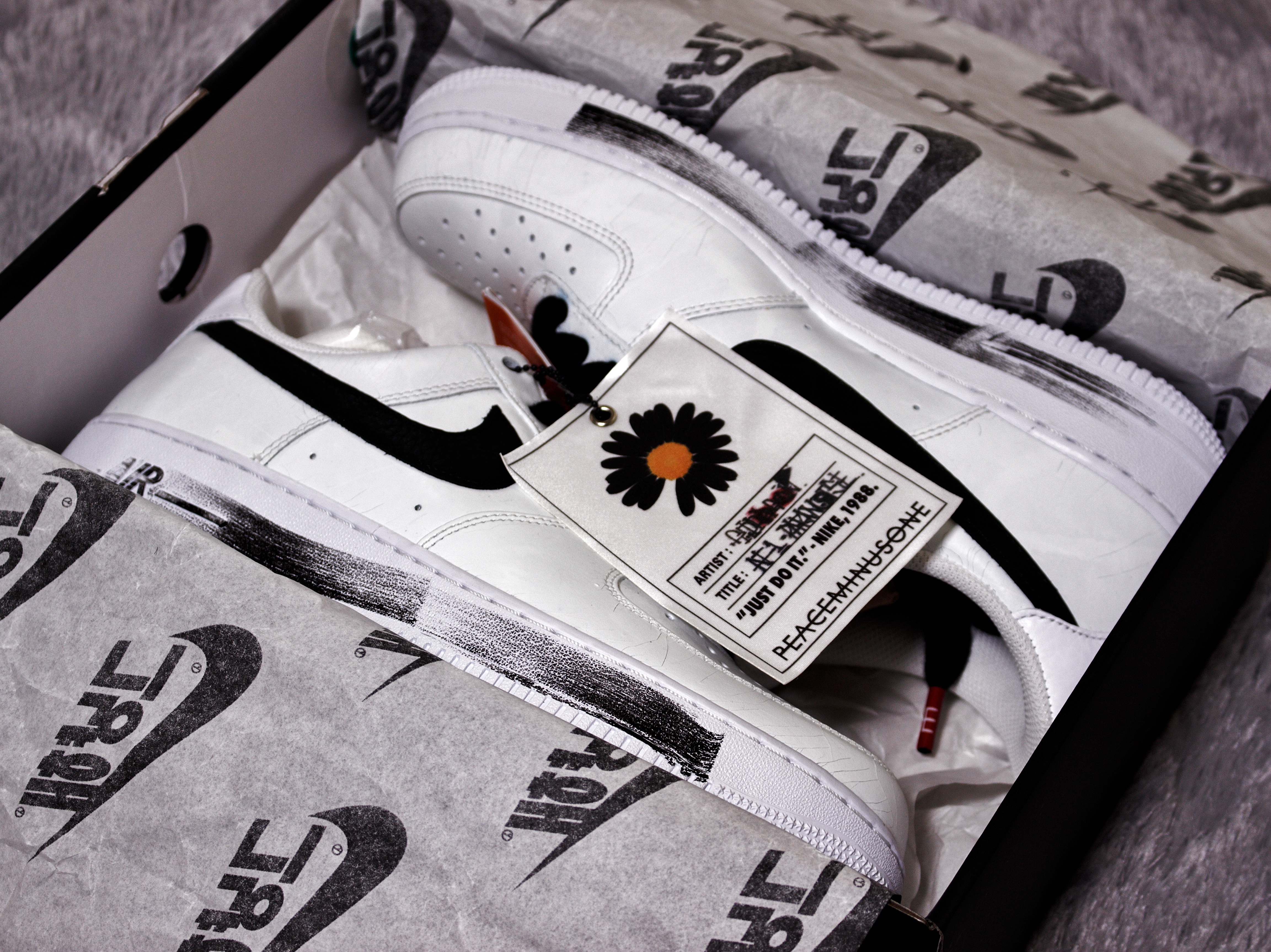 Nike x Peaceminusone Air Force 1 Low Para-Noise 2.0 착용 스타일 - 1