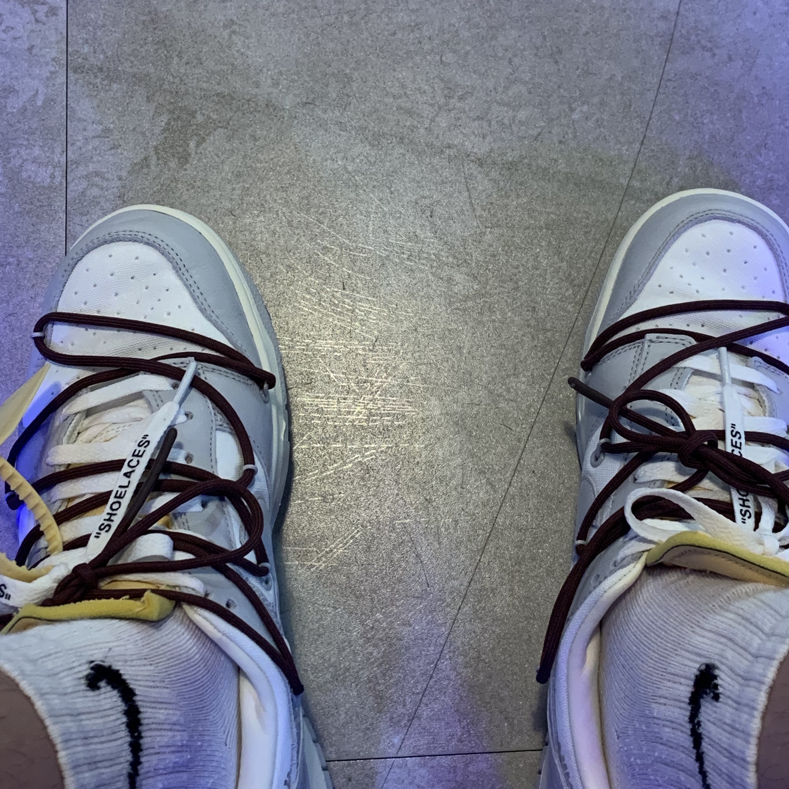 Nike x Off-White Dunk Low The 50 - Lot 46 착용 스타일 - 2