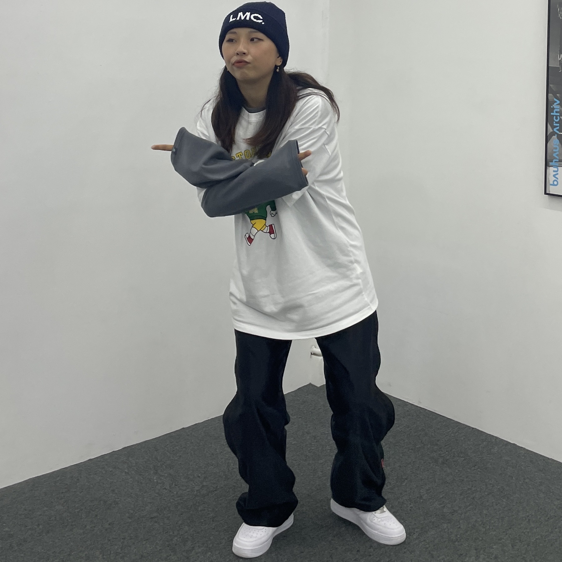 (W) Nike Air Force 1 '07 Low White 착용 스타일