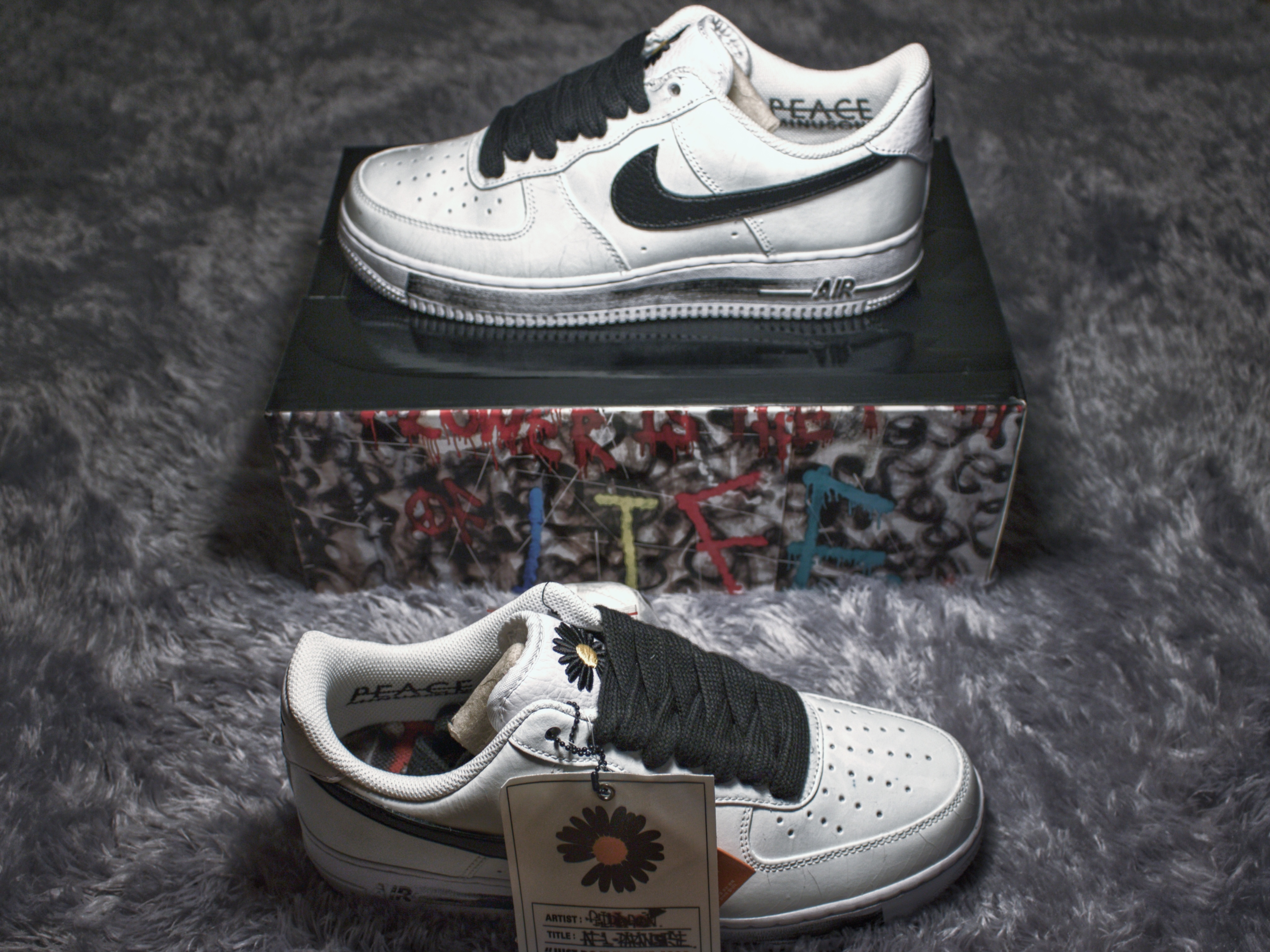 Nike x Peaceminusone Air Force 1 Low Para-Noise 2.0 착용 스타일 - 3