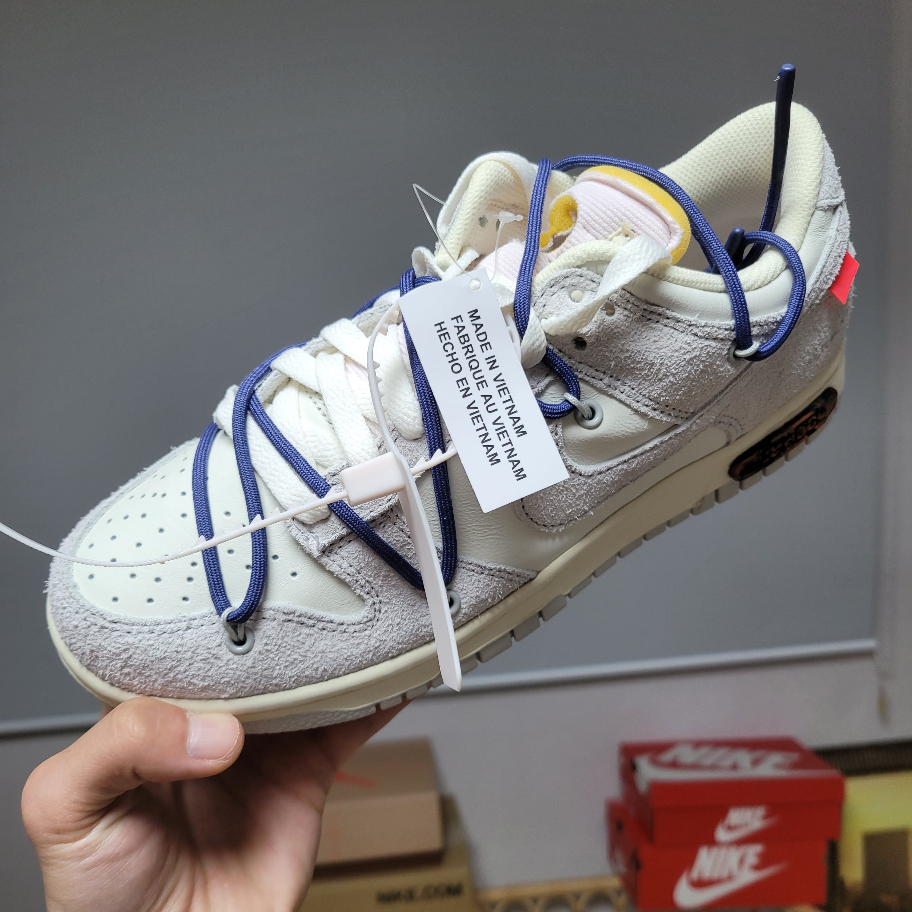 Nike x Off-White Dunk Low The 50 - Lot 18 착용 스타일