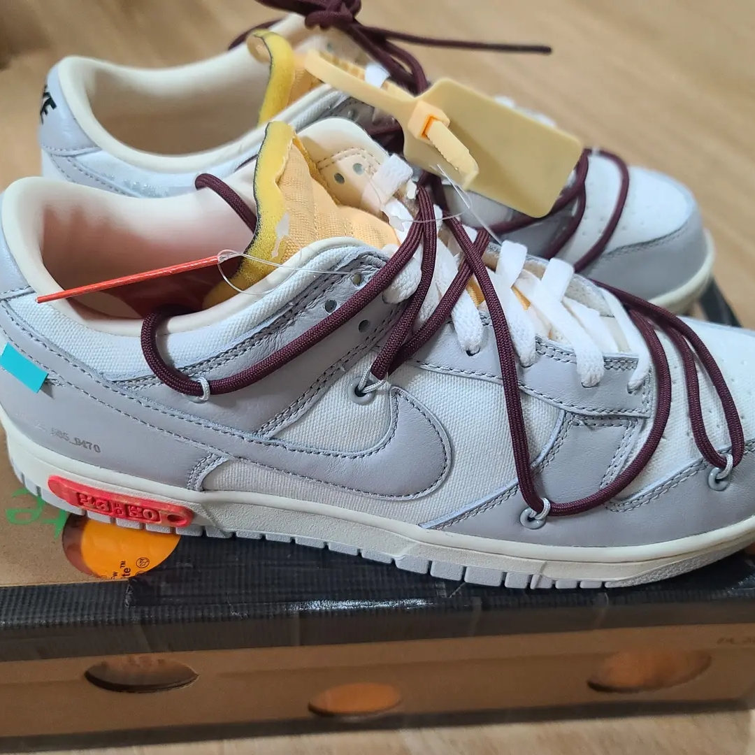 Nike x Off-White Dunk Low The 50 - Lot 46 착용 스타일 - 2