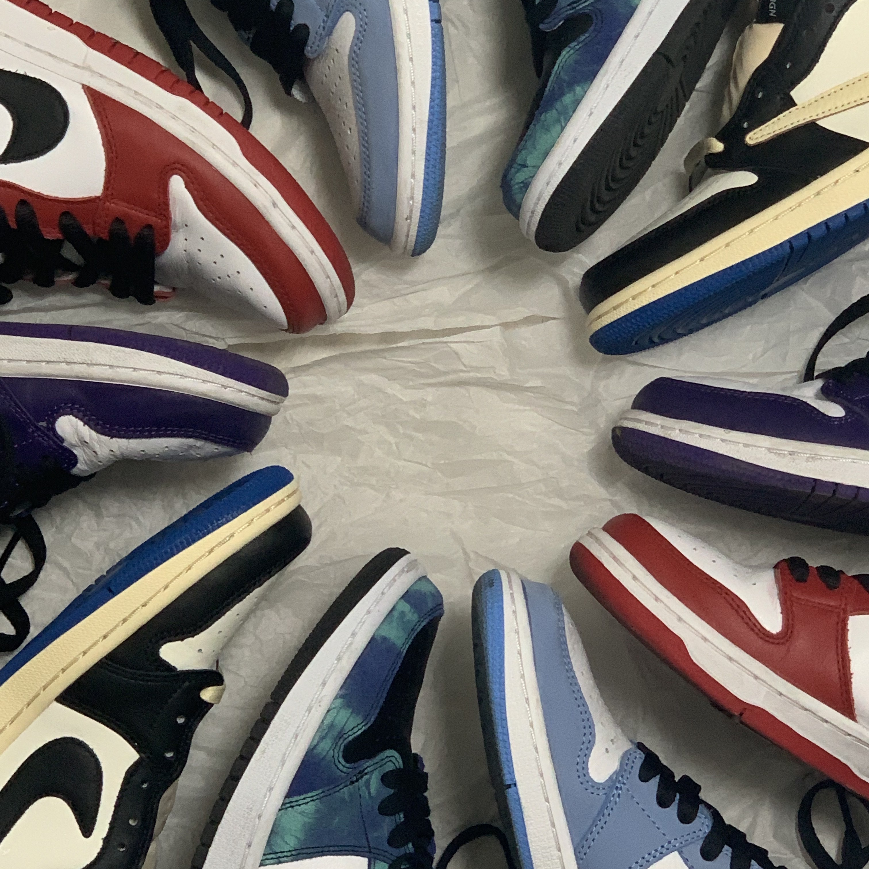 Jordan 1 x Travis Scott x Fragment Retro Low OG SP Military Blue, Nike SB Dunk Low Pro Chicago 착용 스타일 - 2